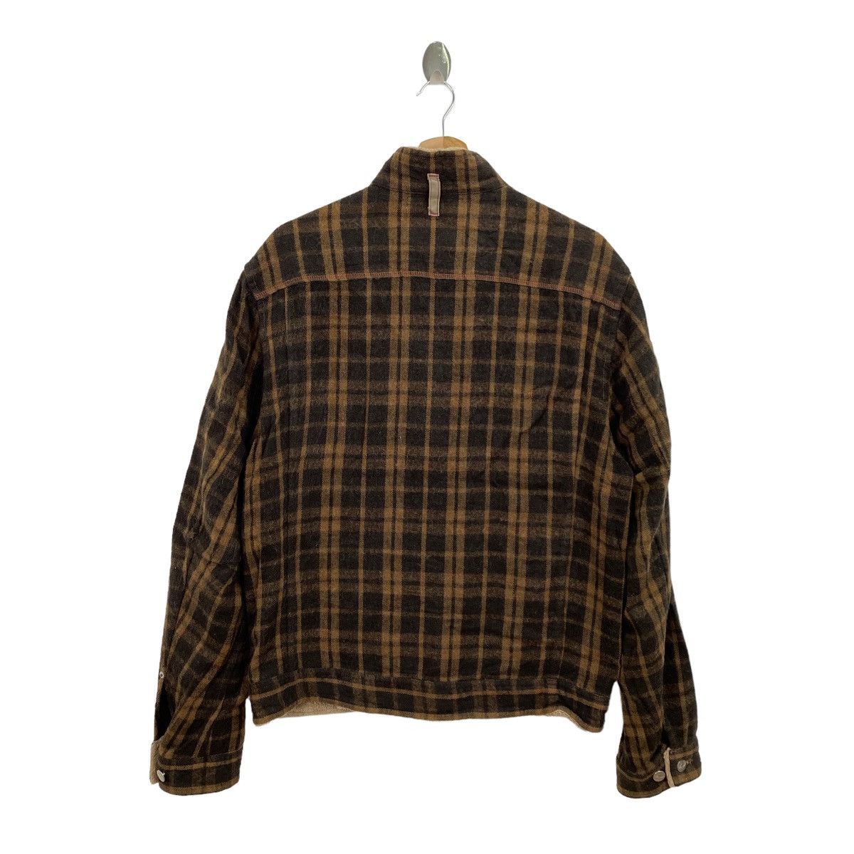 Japanese Brand BALL Japanese Brand Check Tartan Button Up Brown Jacket Size US M / EU 48-50 / 2 - 8 Thumbnail