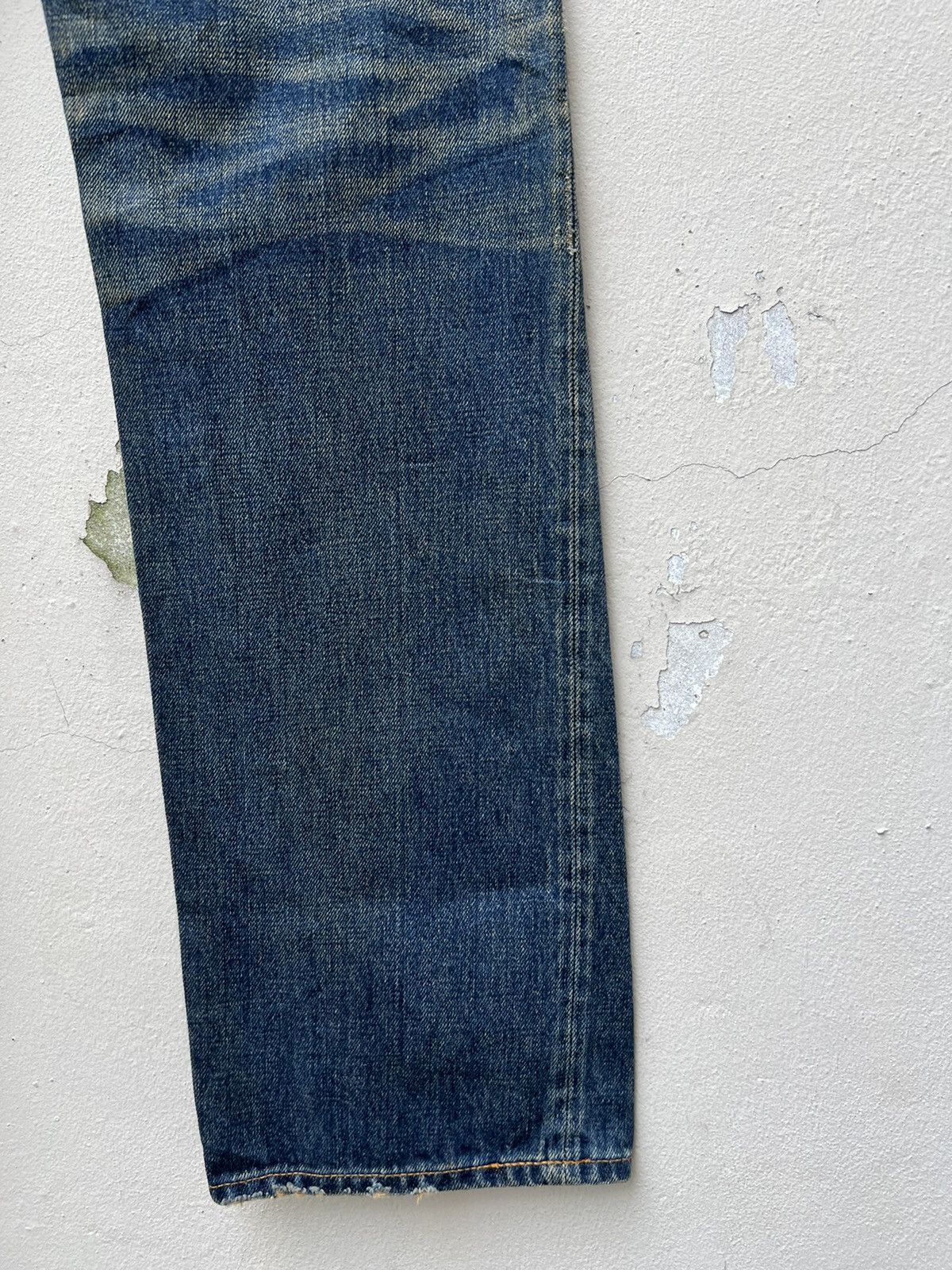 Levi's Vintage Clothing × Vintage Mud 2000 LVC Levi’s 501XX Big E #555 Selvedge Denim jeans Size US 30 / EU 46 - 19 Thumbnail