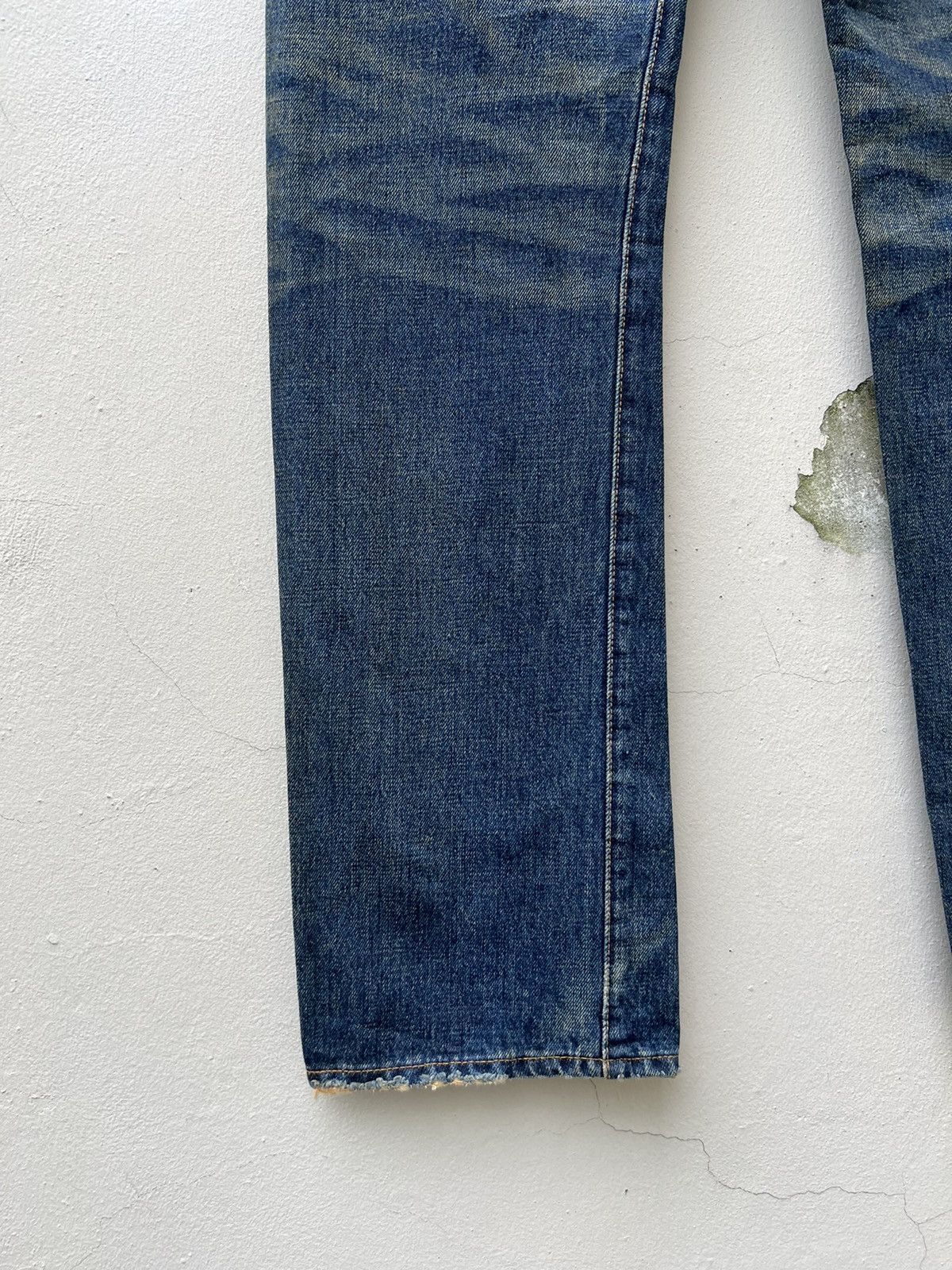 Levi's Vintage Clothing × Vintage Mud 2000 LVC Levi’s 501XX Big E #555 Selvedge Denim jeans Size US 30 / EU 46 - 15 Thumbnail