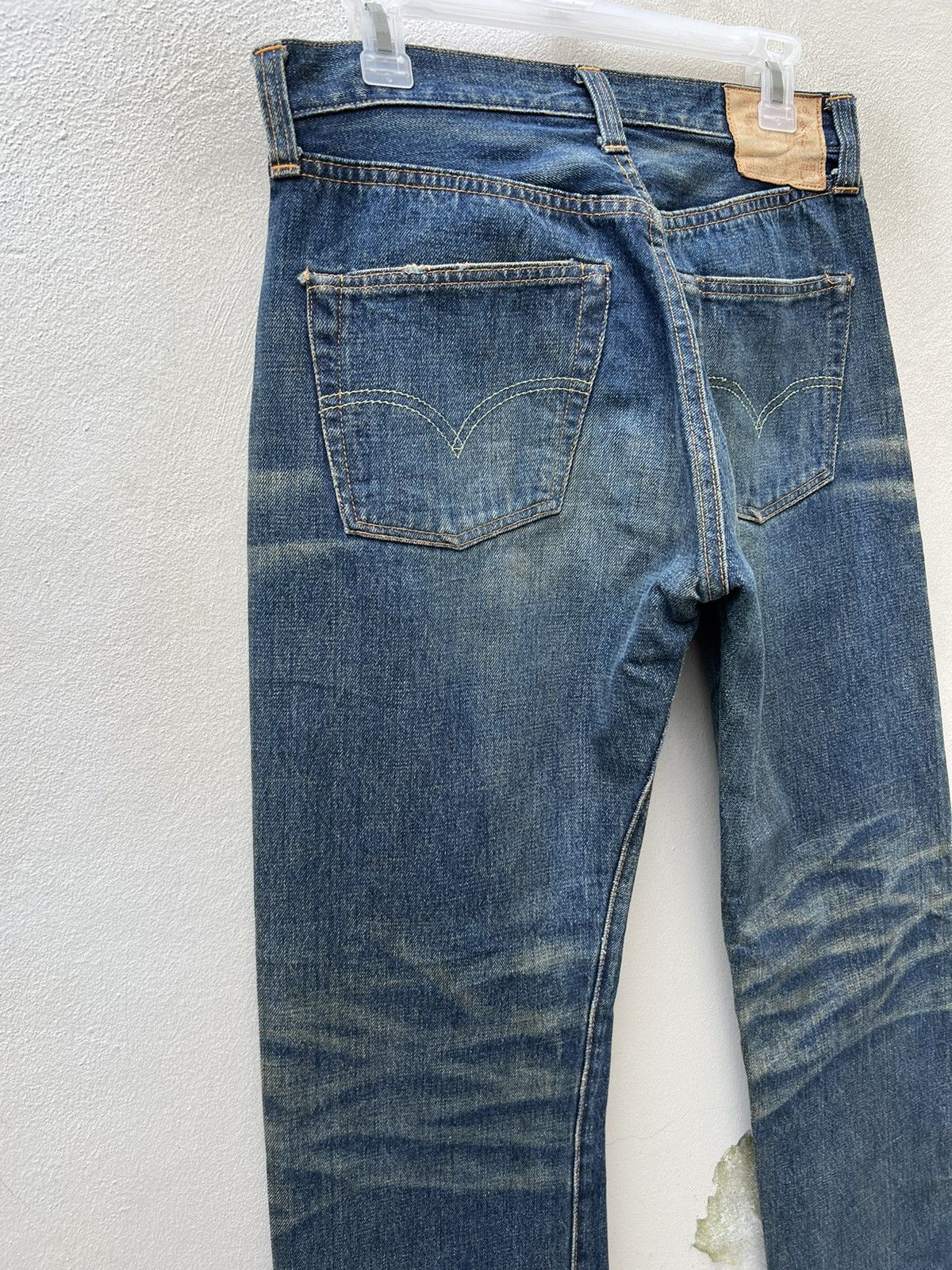 Levi's Vintage Clothing × Vintage Mud 2000 LVC Levi’s 501XX Big E #555 Selvedge Denim jeans Size US 30 / EU 46 - 14 Thumbnail