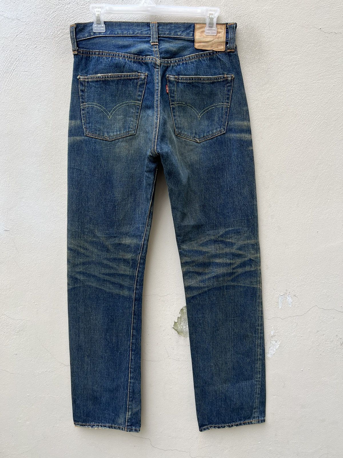 Levi's Vintage Clothing × Vintage Mud 2000 LVC Levi’s 501XX Big E #555 Selvedge Denim jeans Size US 30 / EU 46 - 13 Thumbnail