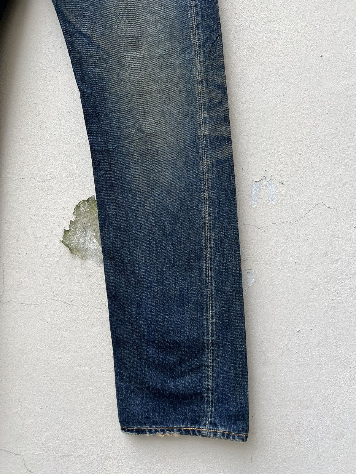 Levi's Vintage Clothing × Vintage Mud 2000 LVC Levi’s 501XX Big E #555 Selvedge Denim jeans Size US 30 / EU 46 - 11 Thumbnail