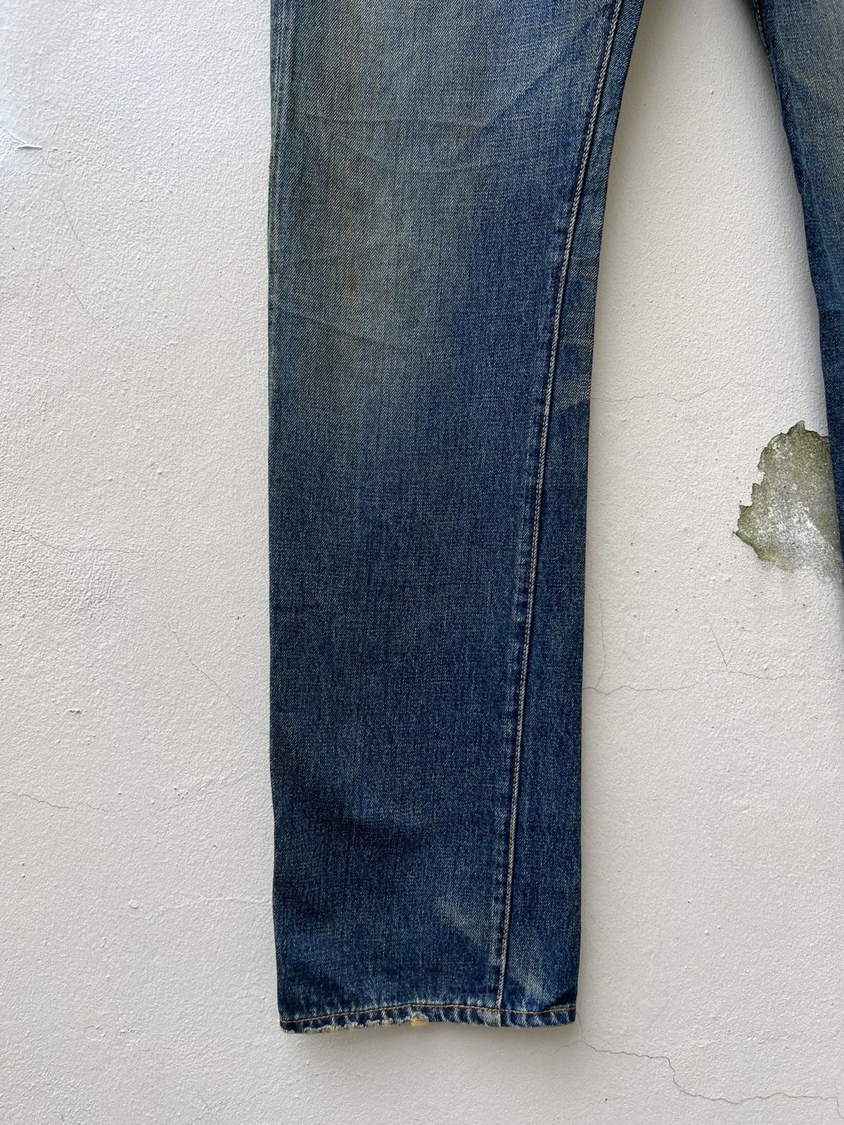 Levi's Vintage Clothing × Vintage Mud 2000 LVC Levi’s 501XX Big E #555 Selvedge Denim jeans Size US 30 / EU 46 - 9 Thumbnail