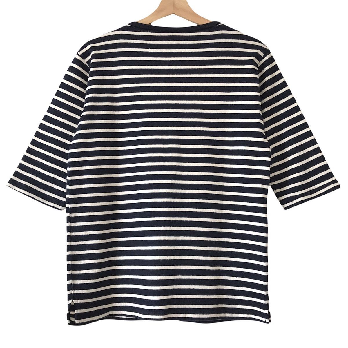 Japanese Brand Attractions Japan Basic 3Q Border Raglan Tee Size US M / EU 48-50 / 2 - 2 Thumbnail