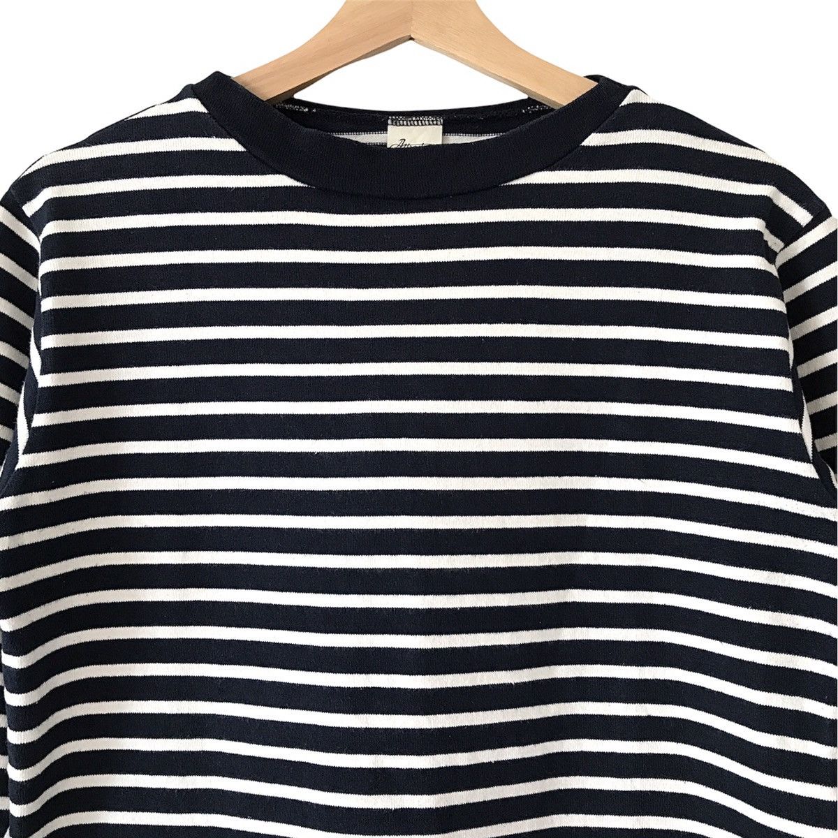 Japanese Brand Attractions Japan Basic 3Q Border Raglan Tee Size US M / EU 48-50 / 2 - 3 Thumbnail
