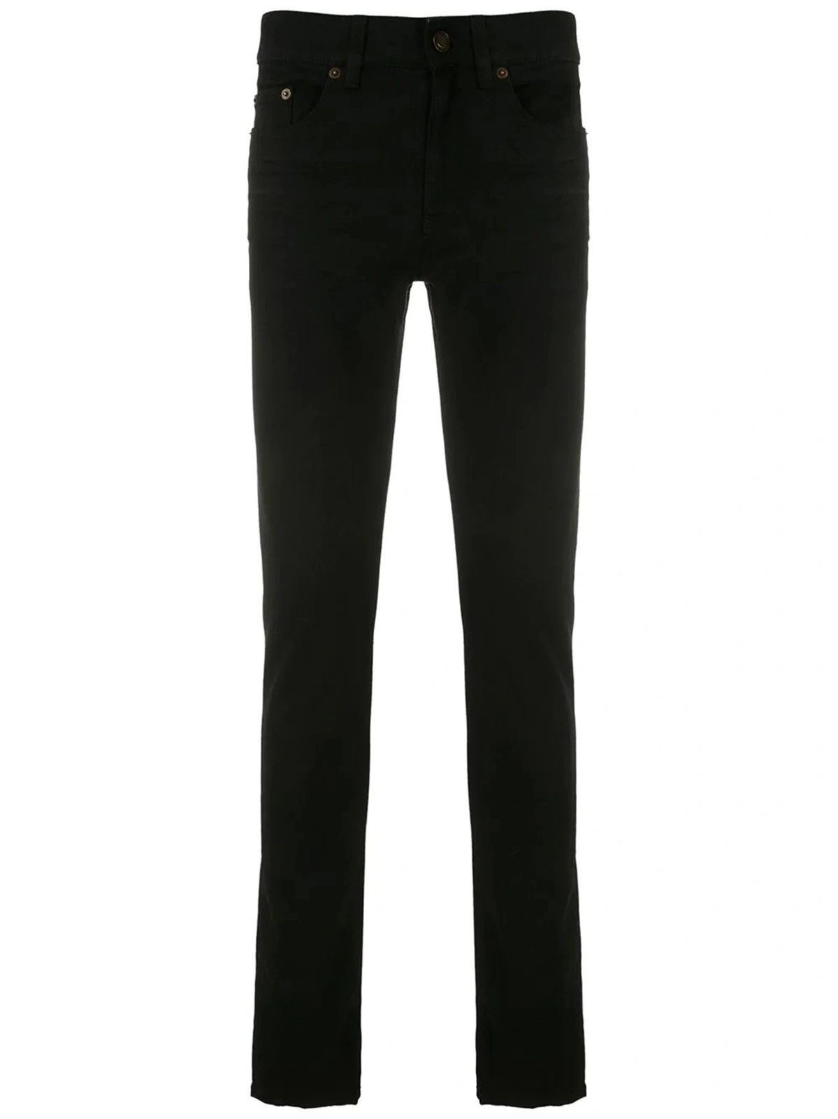 Saint Laurent Paris 18FW D03 Wrinkled Black Stretch Denim sz29 Size US 29 - 9 Thumbnail