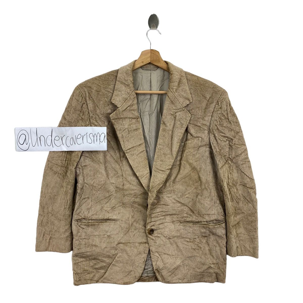 Christian Dior Monsieur CHRISTIAN DIOR MONSIEUR French Brand Velvet Stripes Brown Size US M / EU 48-50 / 2 - 1 Thumbnail