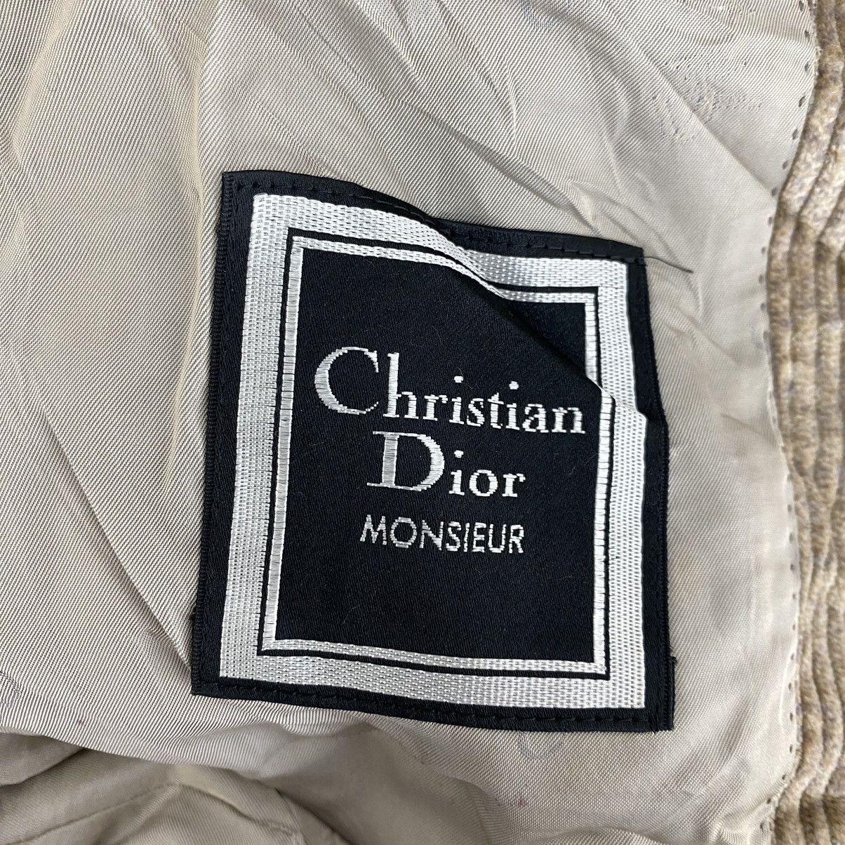 Christian Dior Monsieur CHRISTIAN DIOR MONSIEUR French Brand Velvet Stripes Brown Size US M / EU 48-50 / 2 - 5 Thumbnail