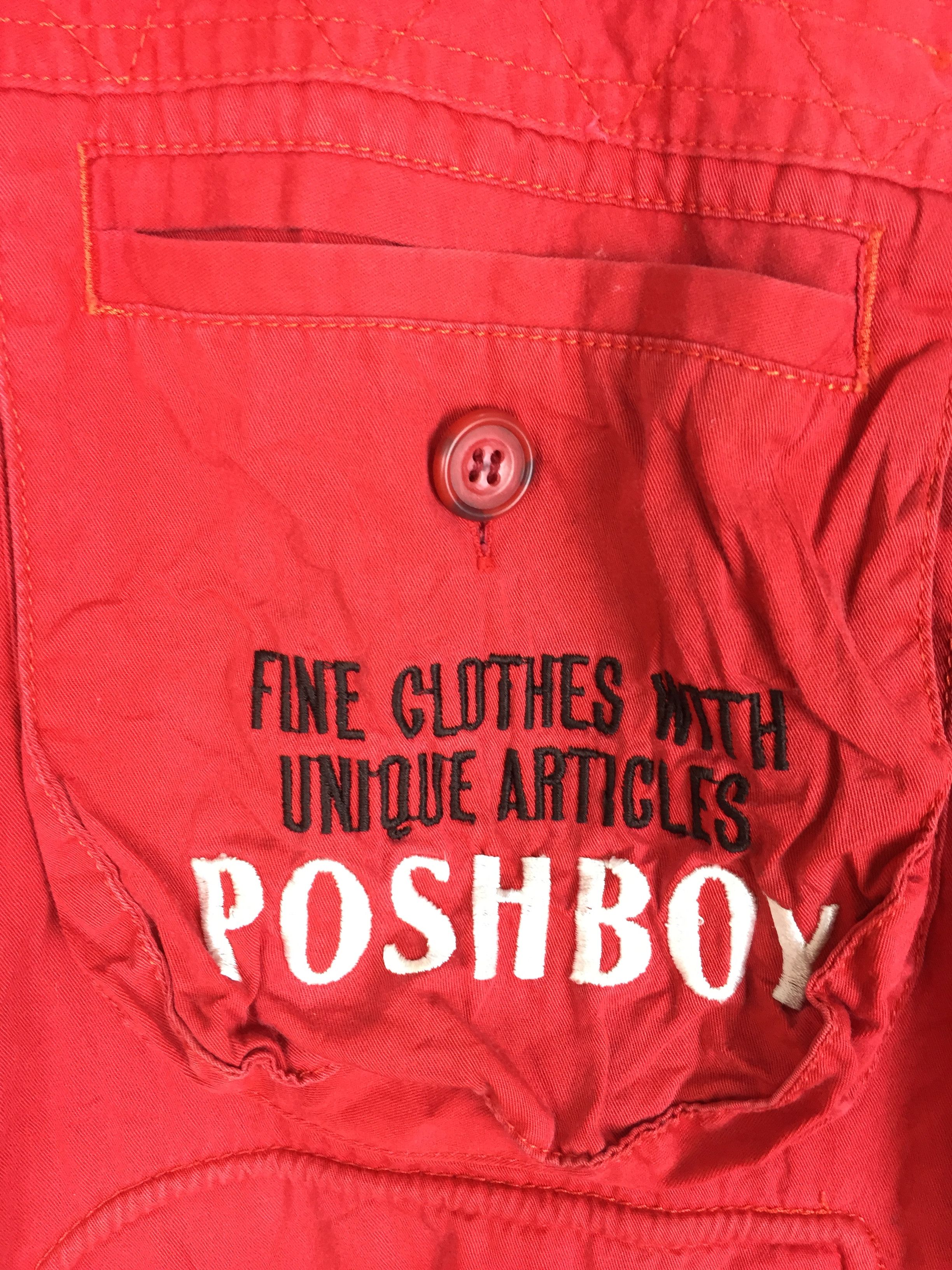 Japanese Brand POSH BOY Embroidered cargos light jacket Size US M / EU 48-50 / 2 - 9 Thumbnail