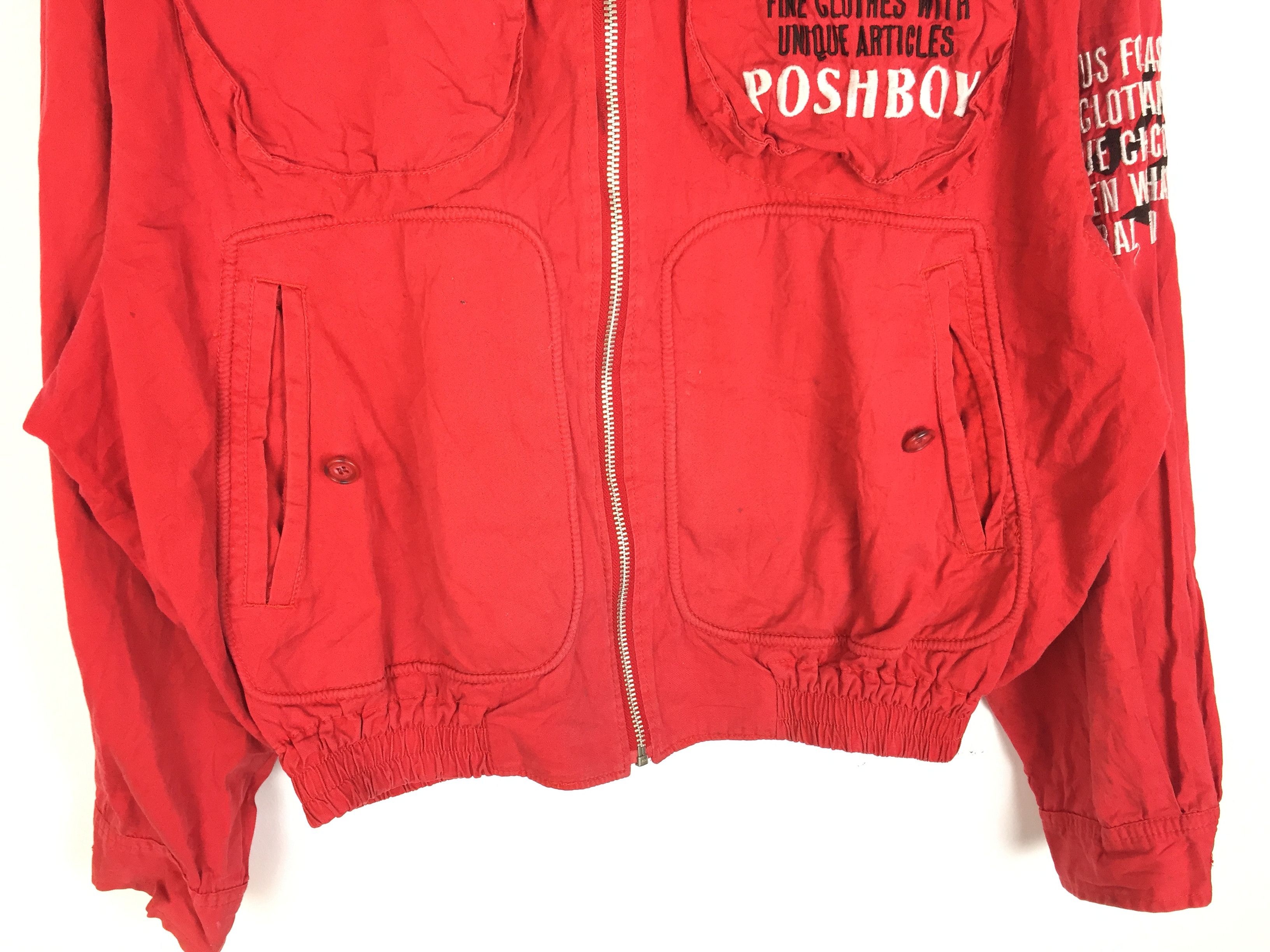 Japanese Brand POSH BOY Embroidered cargos light jacket Size US M / EU 48-50 / 2 - 8 Thumbnail