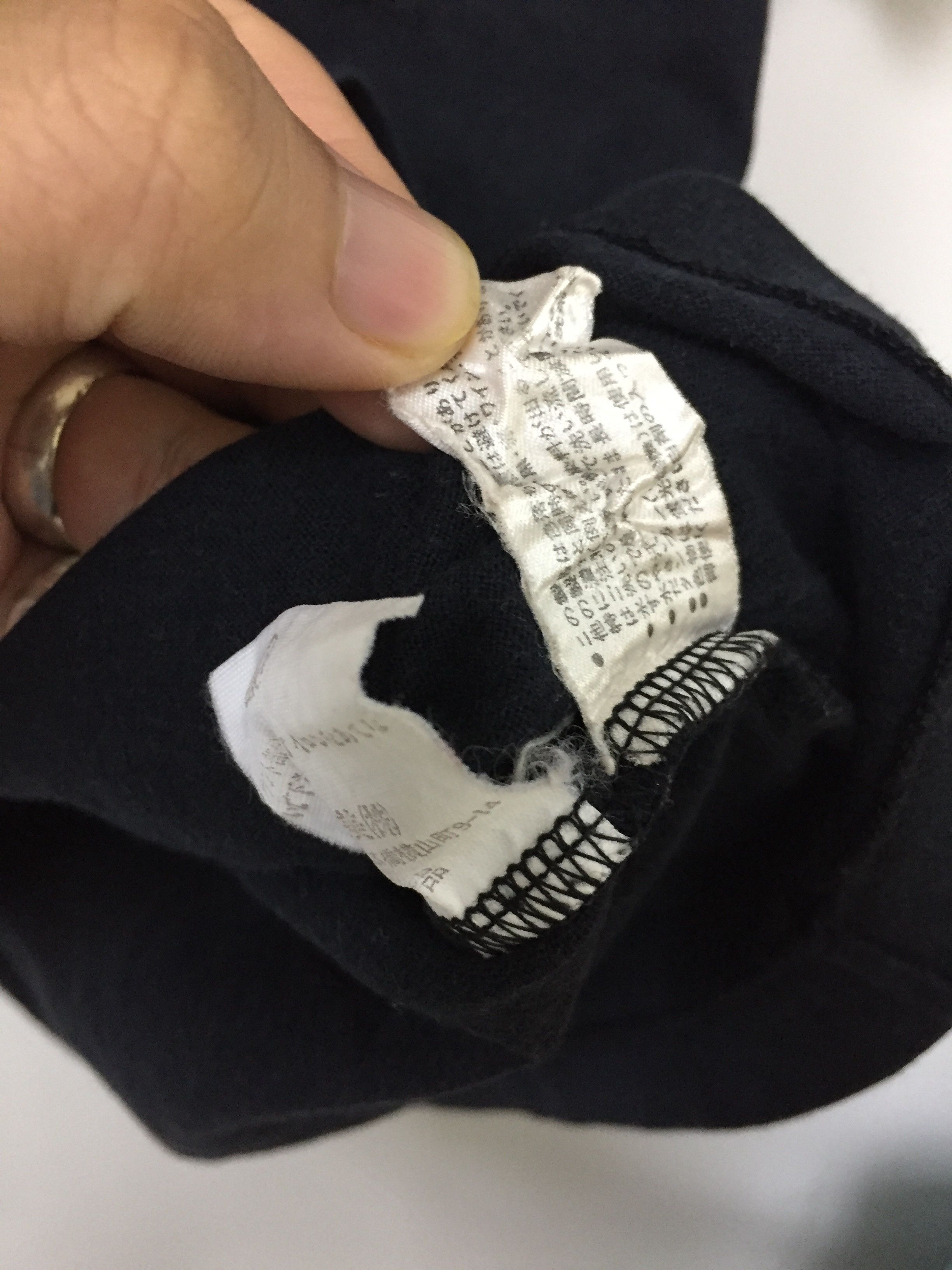 Issey Miyake SS2000 Issey Miyake denim Mirror Word tee Size US M / EU 48-50 / 2 - 7 Thumbnail