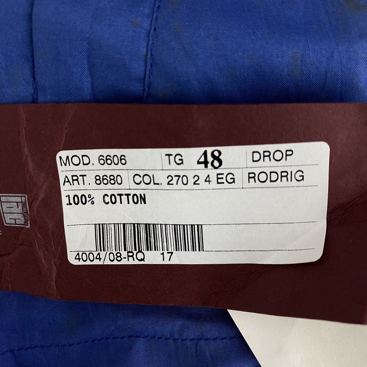 Vintage Vintage RODRIGO Italy Brand Work Wear Chore Blue Jacket Size US L / EU 52-54 / 3 - 6 Thumbnail