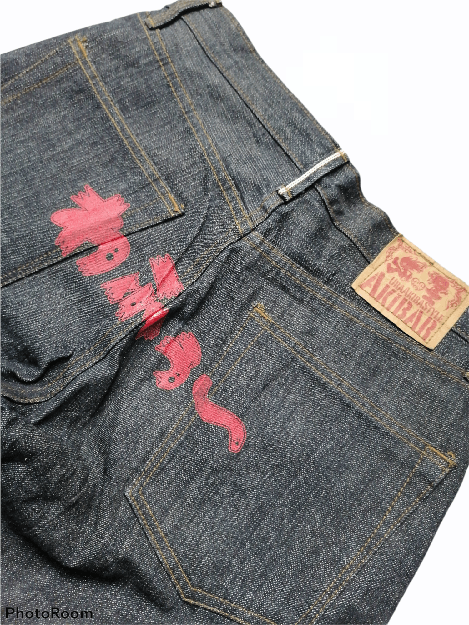Japanese Brand ⚡Deadstock Akibar Momiji Heavy OZ Selvedge Denim Pants Size US 32 / EU 48 - 6 Thumbnail