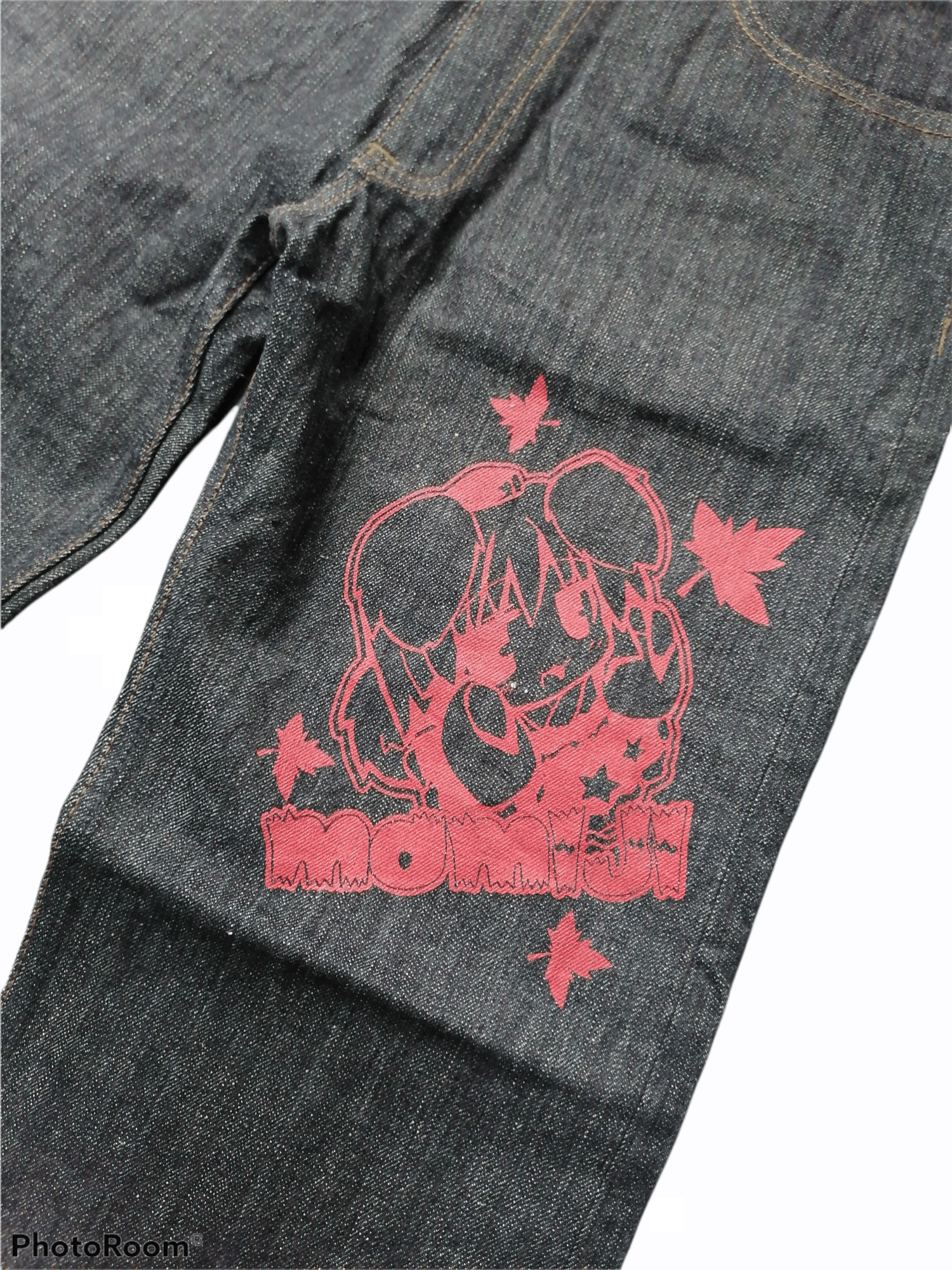 Japanese Brand ⚡Deadstock Akibar Momiji Heavy OZ Selvedge Denim Pants Size US 32 / EU 48 - 2 Thumbnail