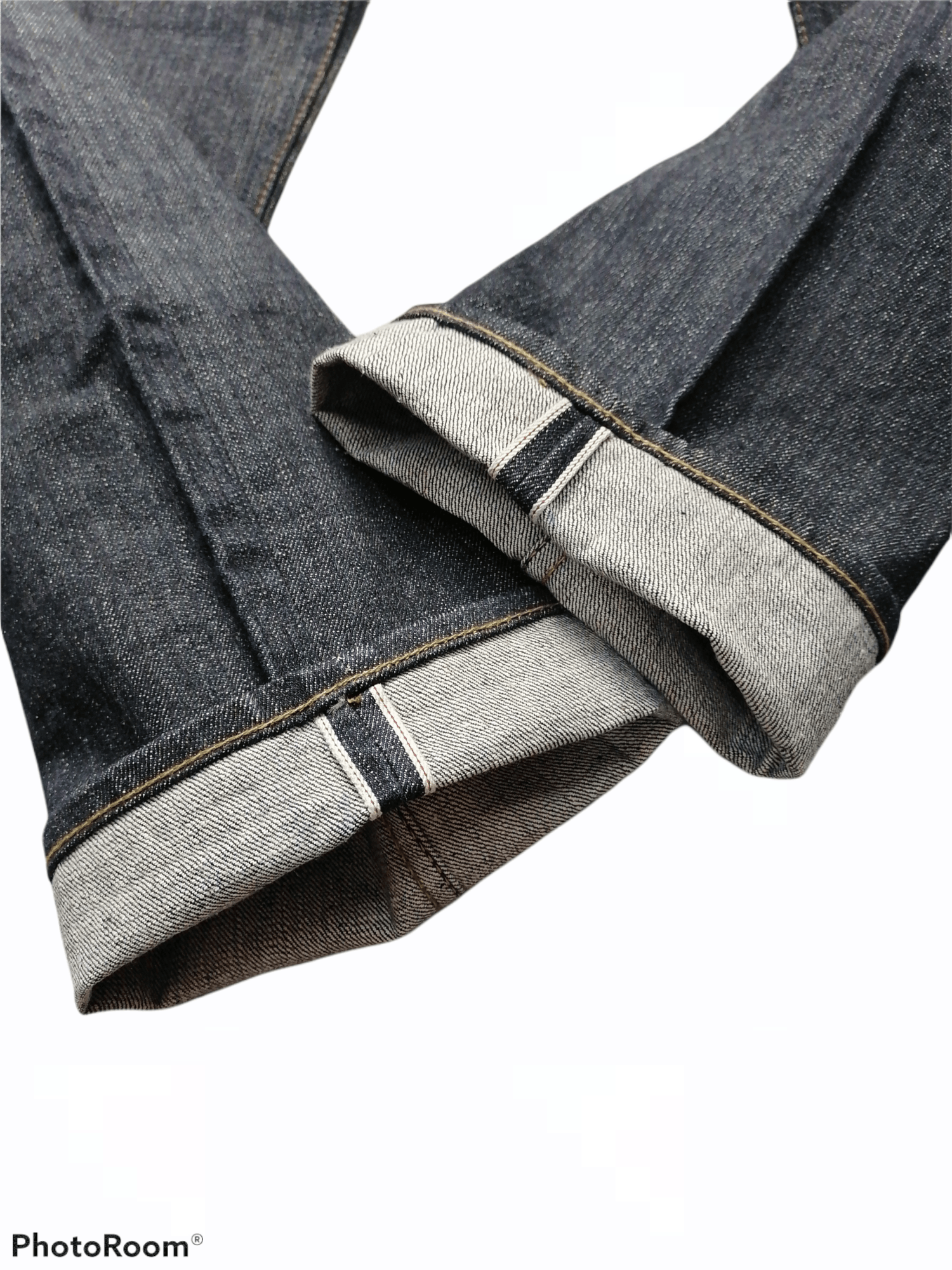 Japanese Brand ⚡Deadstock Akibar Momiji Heavy OZ Selvedge Denim Pants Size US 32 / EU 48 - 3 Thumbnail