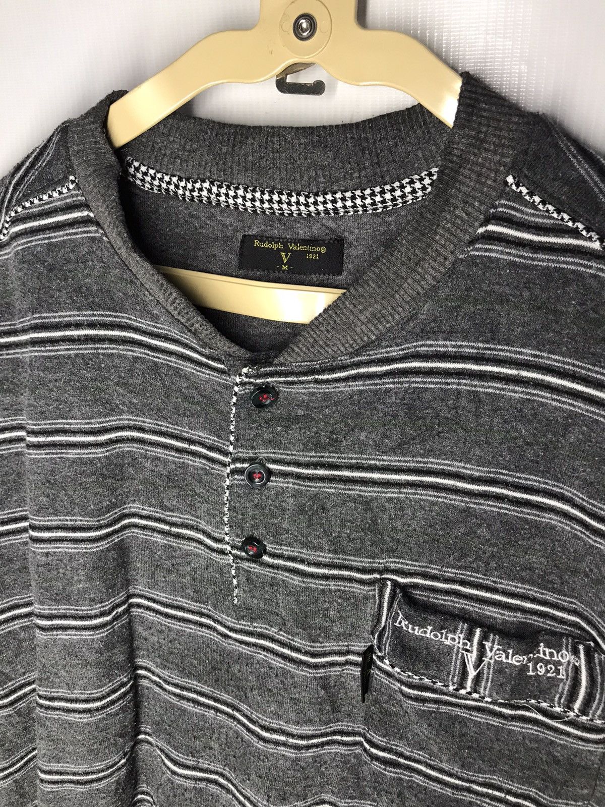 Valentino Rudolph Valentino stripe single pocket sweatshirt Size US M / EU 48-50 / 2 - 5 Thumbnail