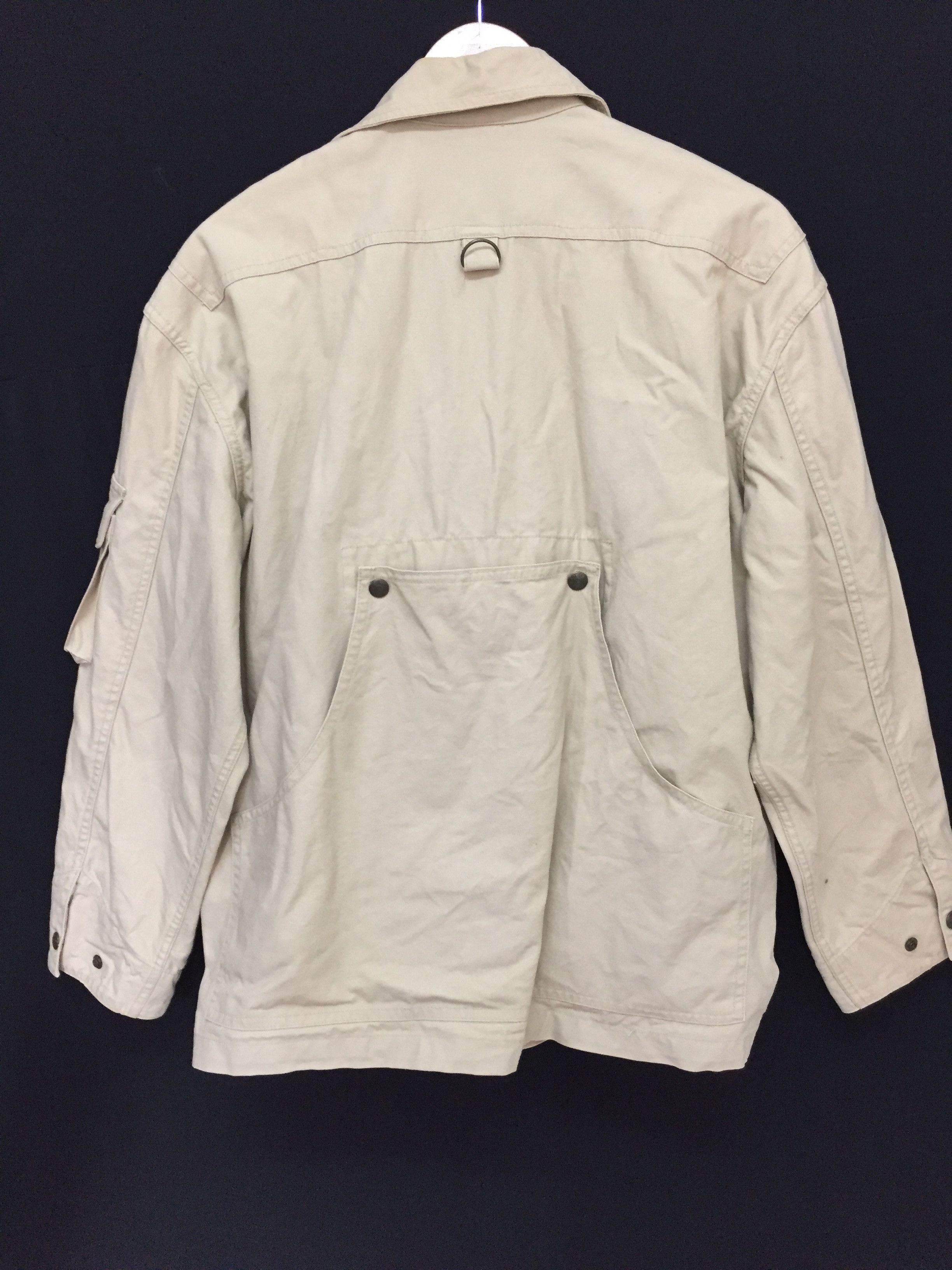 Japanese Brand 90's ASM Japan Multipocket tactical cargos jacket bondage Size US M / EU 48-50 / 2 - 18 Thumbnail