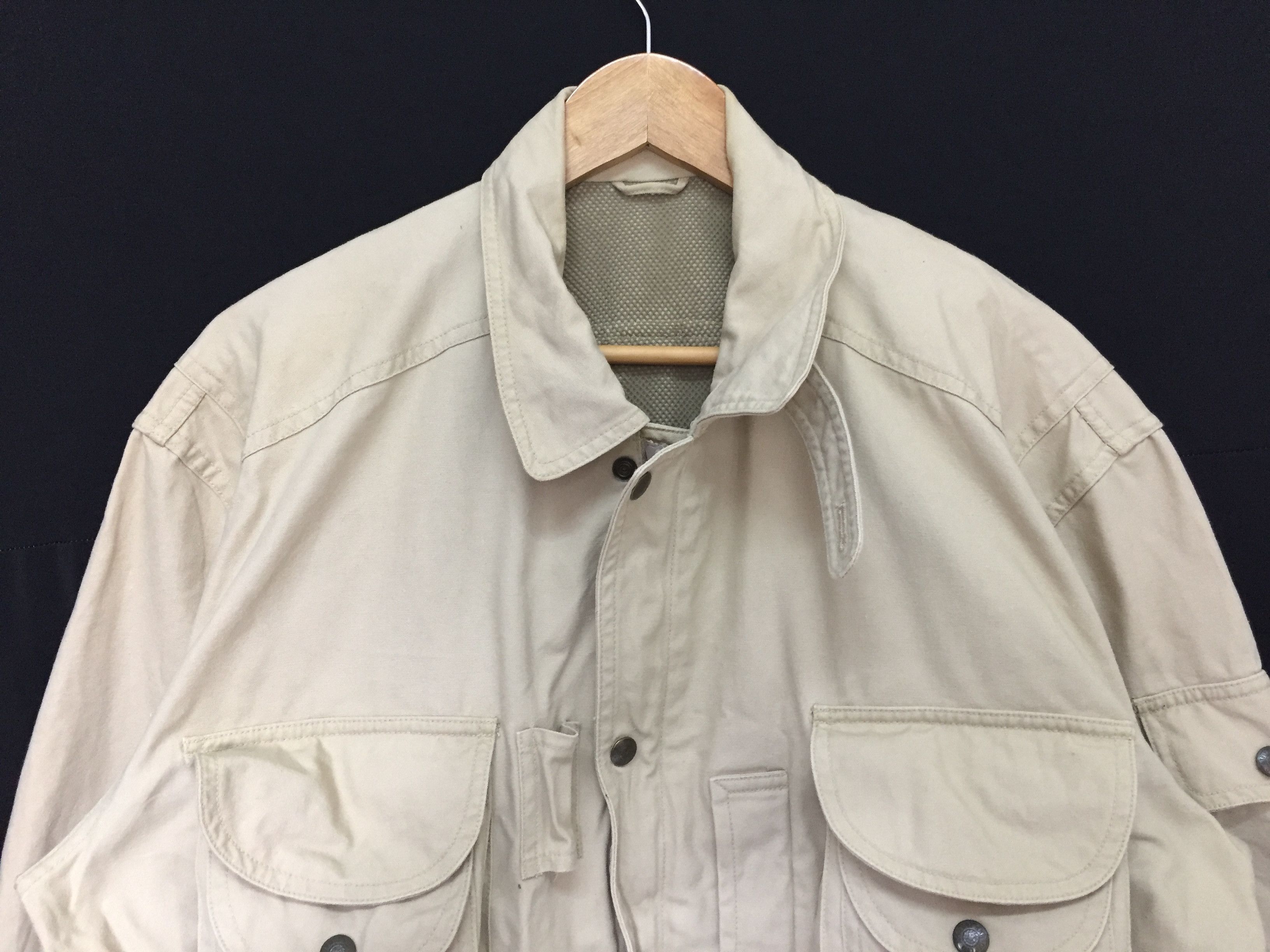 Japanese Brand 90's ASM Japan Multipocket tactical cargos jacket bondage Size US M / EU 48-50 / 2 - 3 Thumbnail