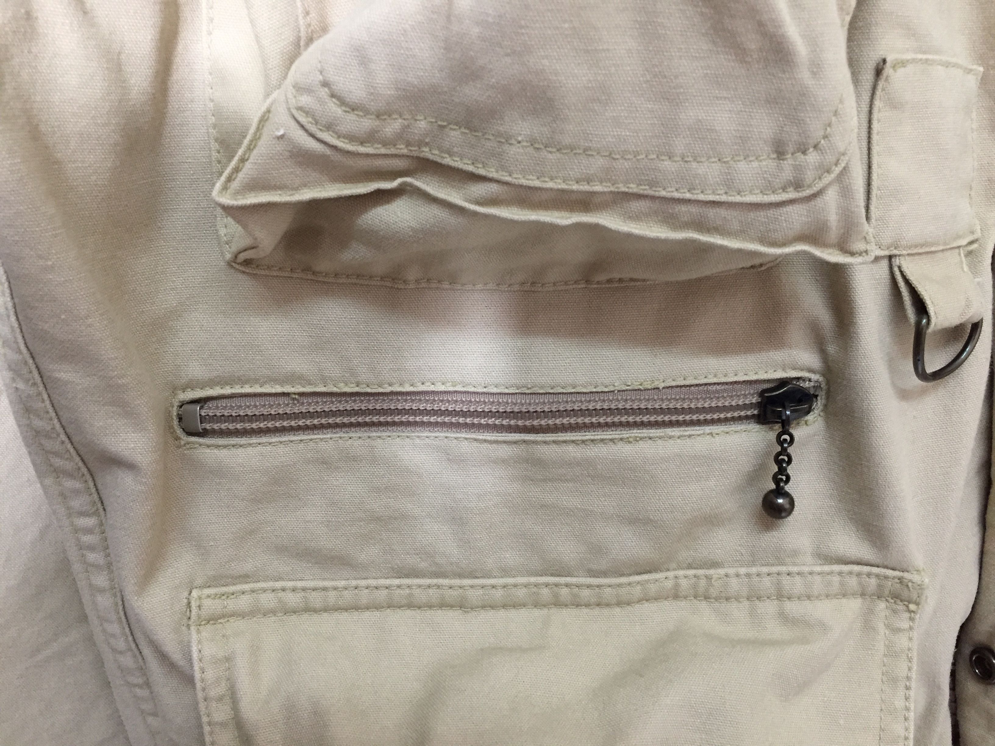 Japanese Brand 90's ASM Japan Multipocket tactical cargos jacket bondage Size US M / EU 48-50 / 2 - 9 Thumbnail