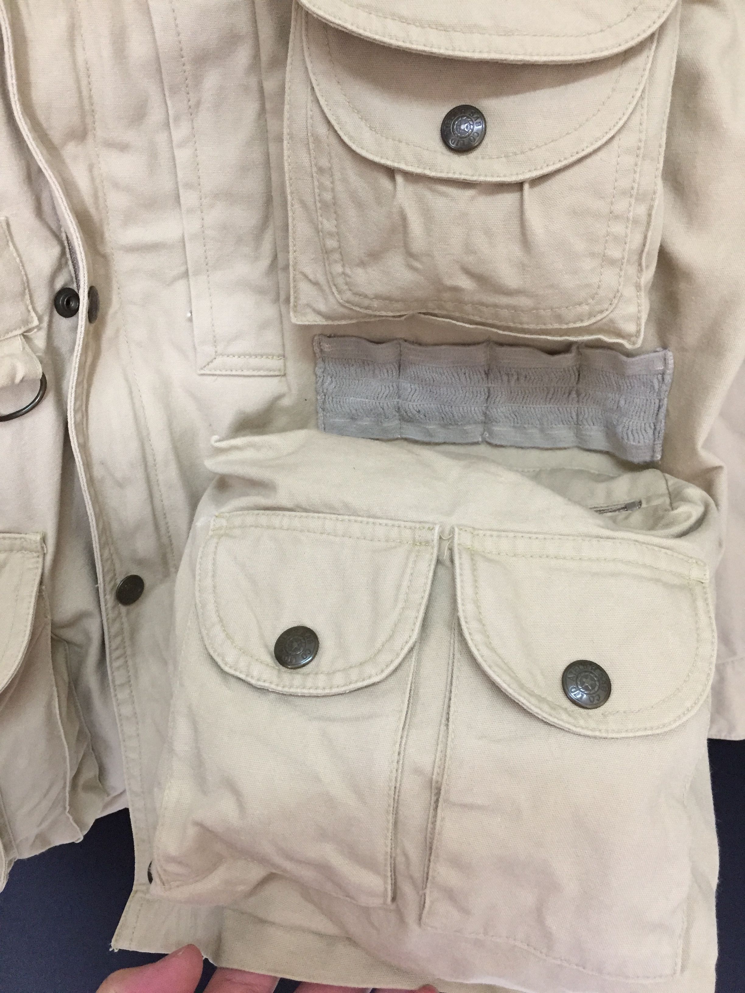 Japanese Brand 90's ASM Japan Multipocket tactical cargos jacket bondage Size US M / EU 48-50 / 2 - 7 Thumbnail