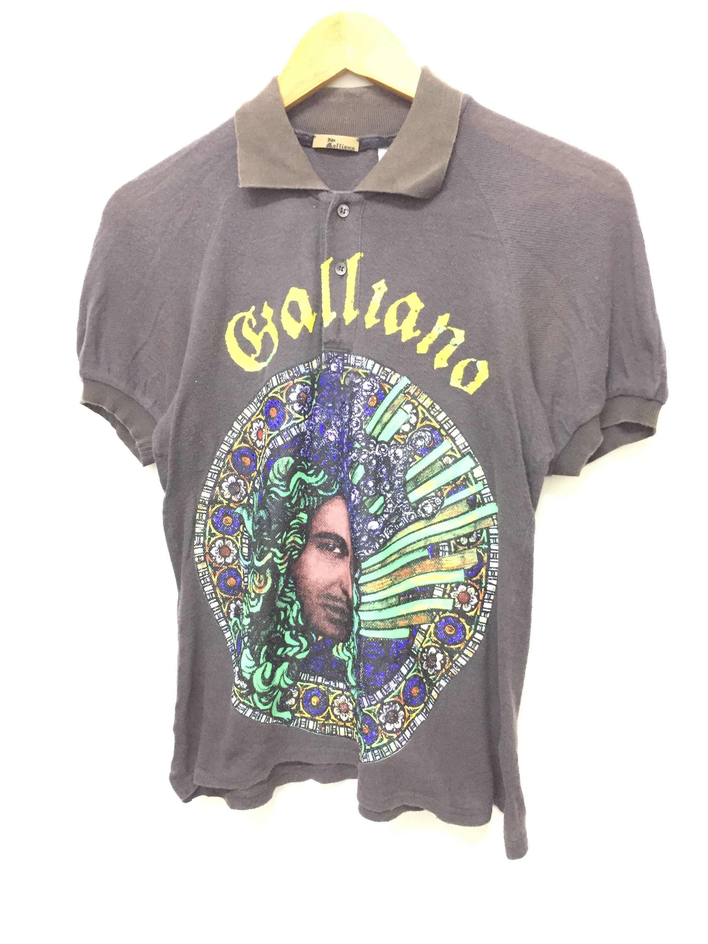 John Galliano SS2005 iconic Face print polo Size S / US 4 / IT 40 - 2 Thumbnail