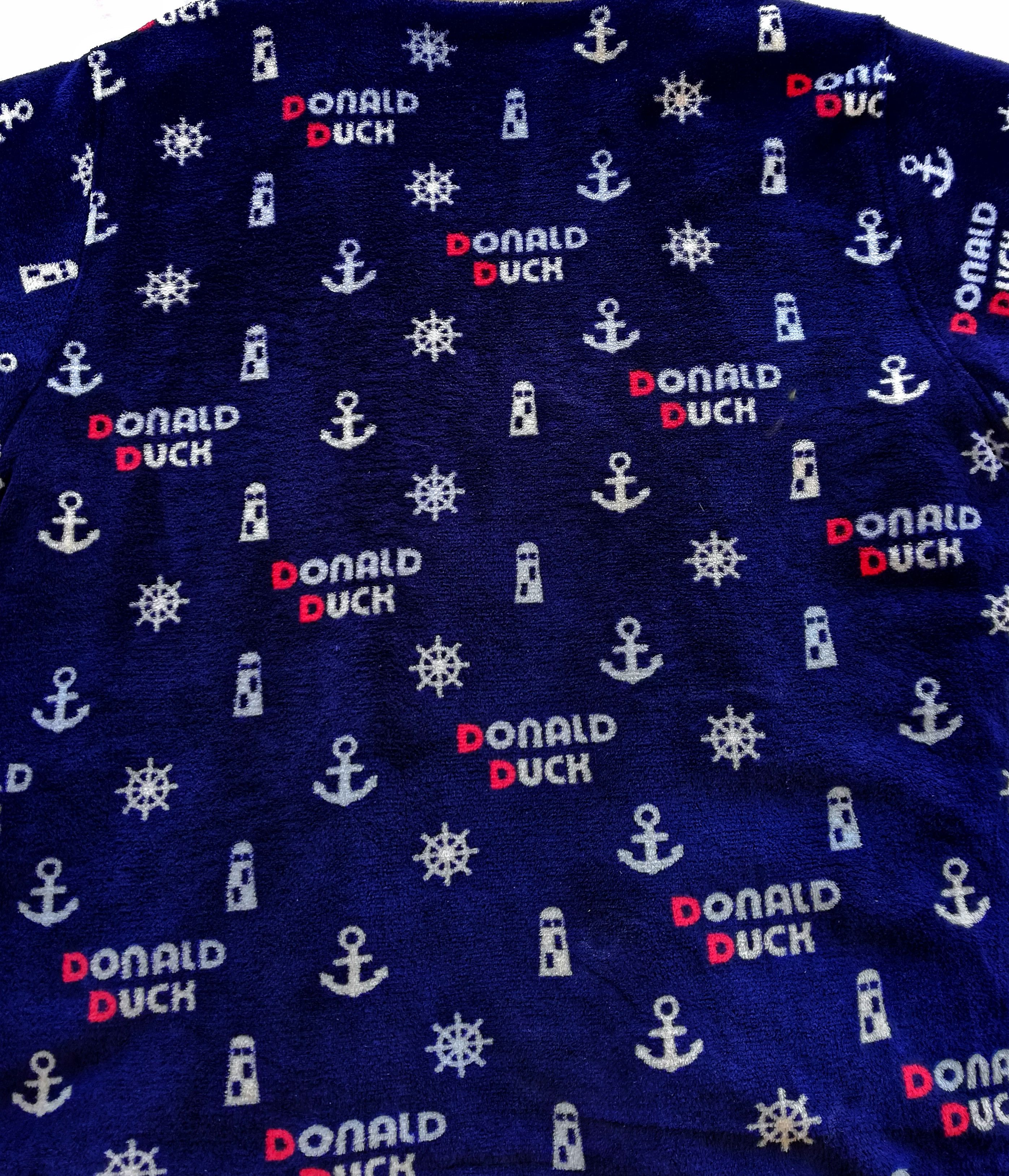 Disney × Japanese Brand 🔥Japanese Style Kimono Fleece Donald Duck Jacket🔥 Size US L / EU 52-54 / 3 - 14 Thumbnail