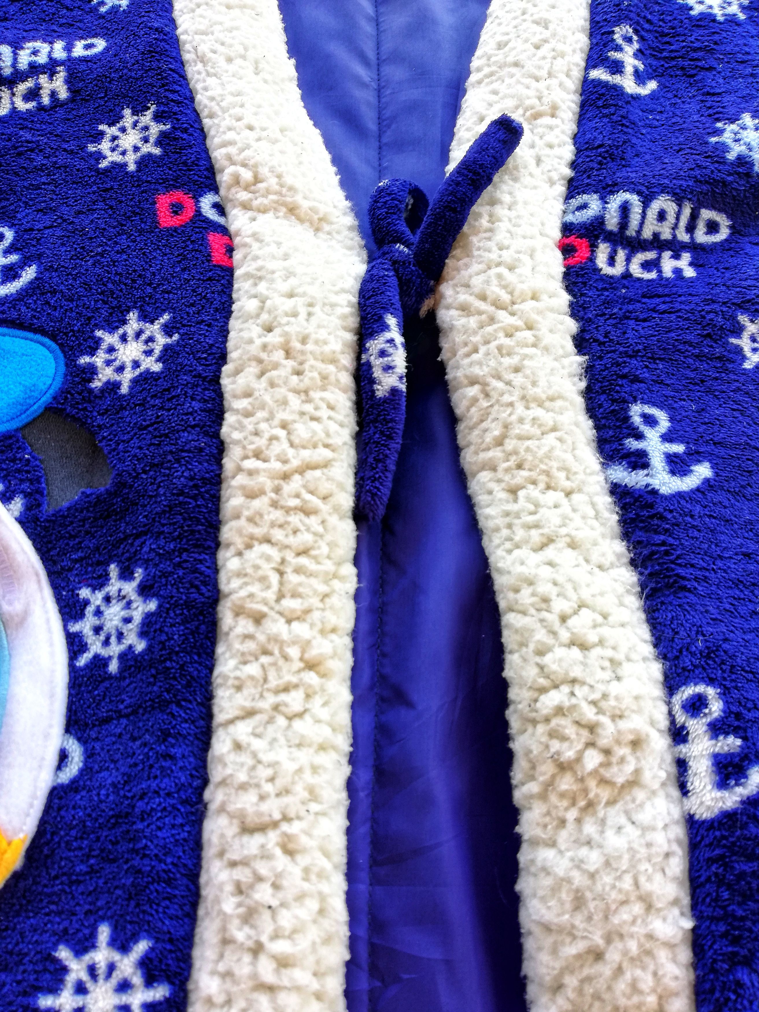 Disney × Japanese Brand 🔥Japanese Style Kimono Fleece Donald Duck Jacket🔥 Size US L / EU 52-54 / 3 - 6 Thumbnail