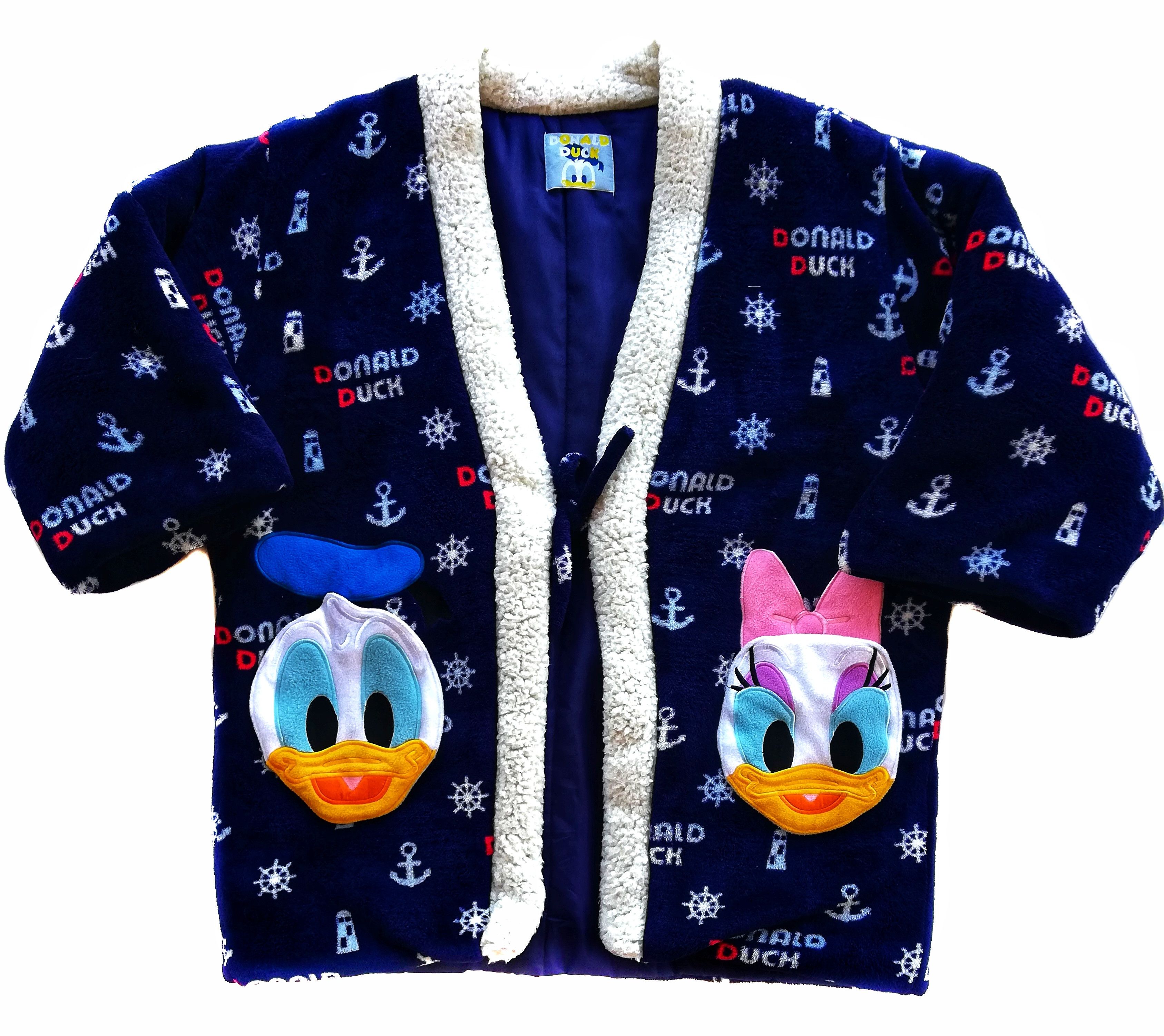 Disney × Japanese Brand 🔥Japanese Style Kimono Fleece Donald Duck Jacket🔥 Size US L / EU 52-54 / 3 - 1 Thumbnail