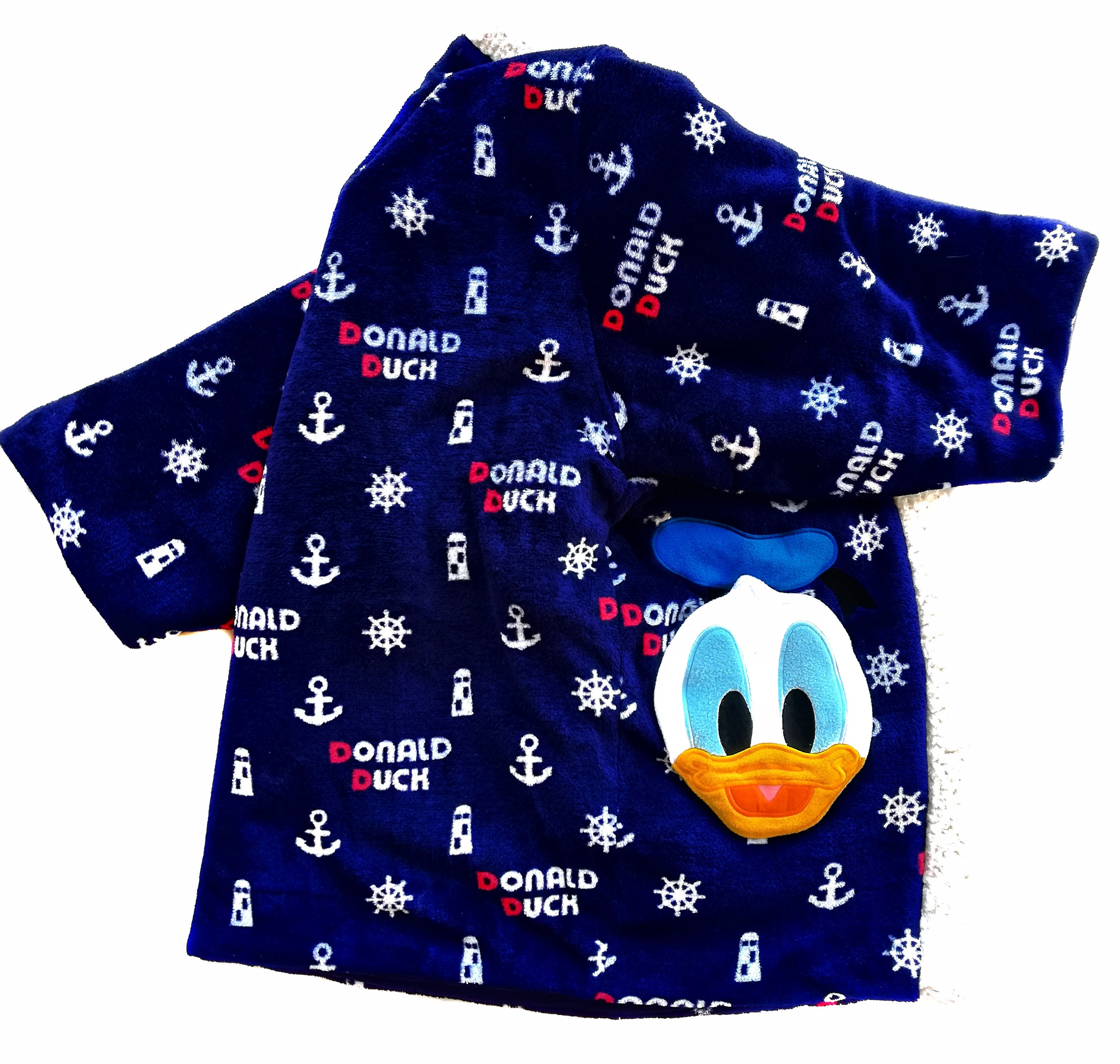 Disney × Japanese Brand 🔥Japanese Style Kimono Fleece Donald Duck Jacket🔥 Size US L / EU 52-54 / 3 - 8 Thumbnail