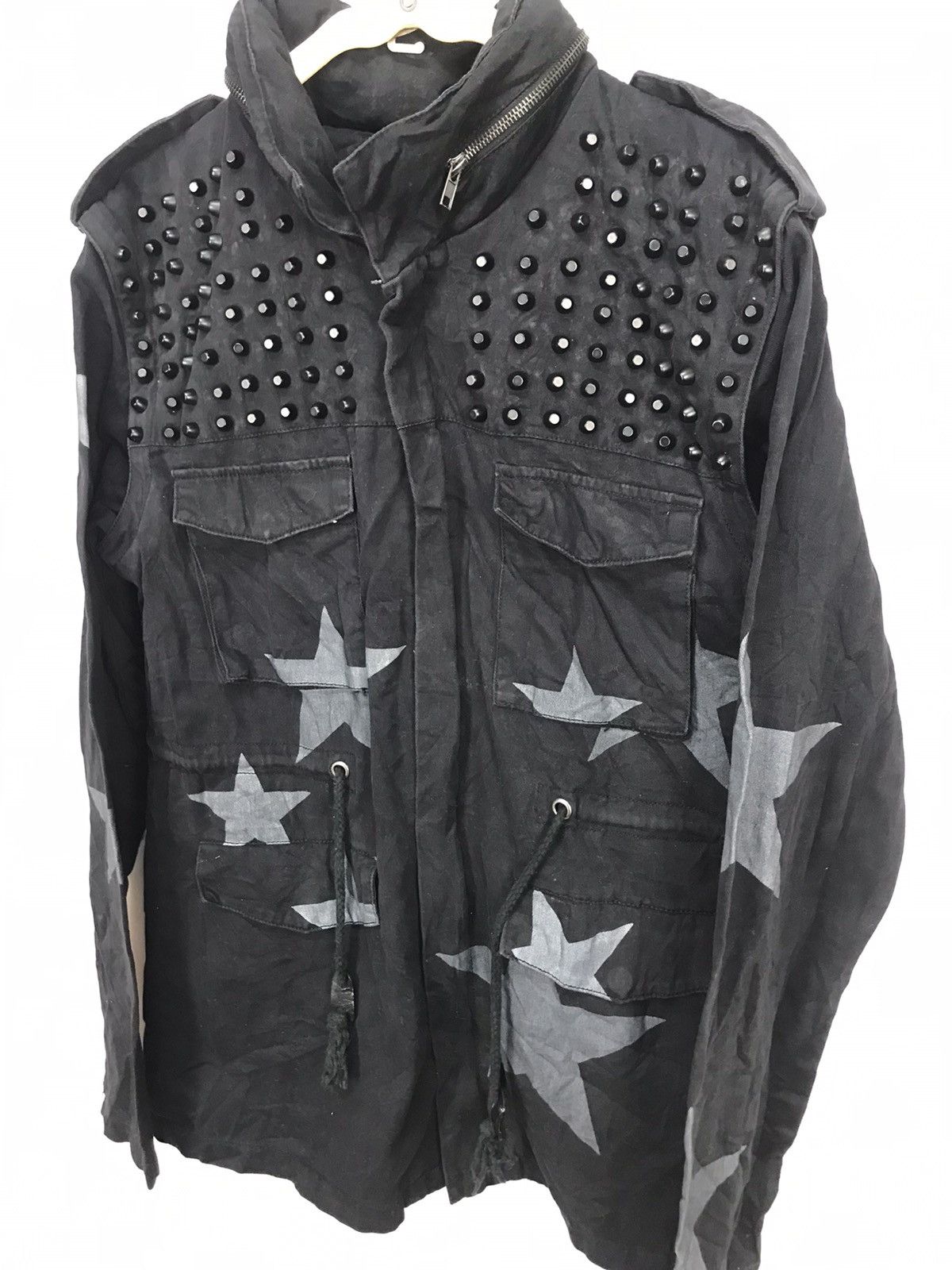 Japanese Brand × Seditionaries Glad news Zipper jacket star printed hidden hoodie Size US M / EU 48-50 / 2 - 5 Thumbnail