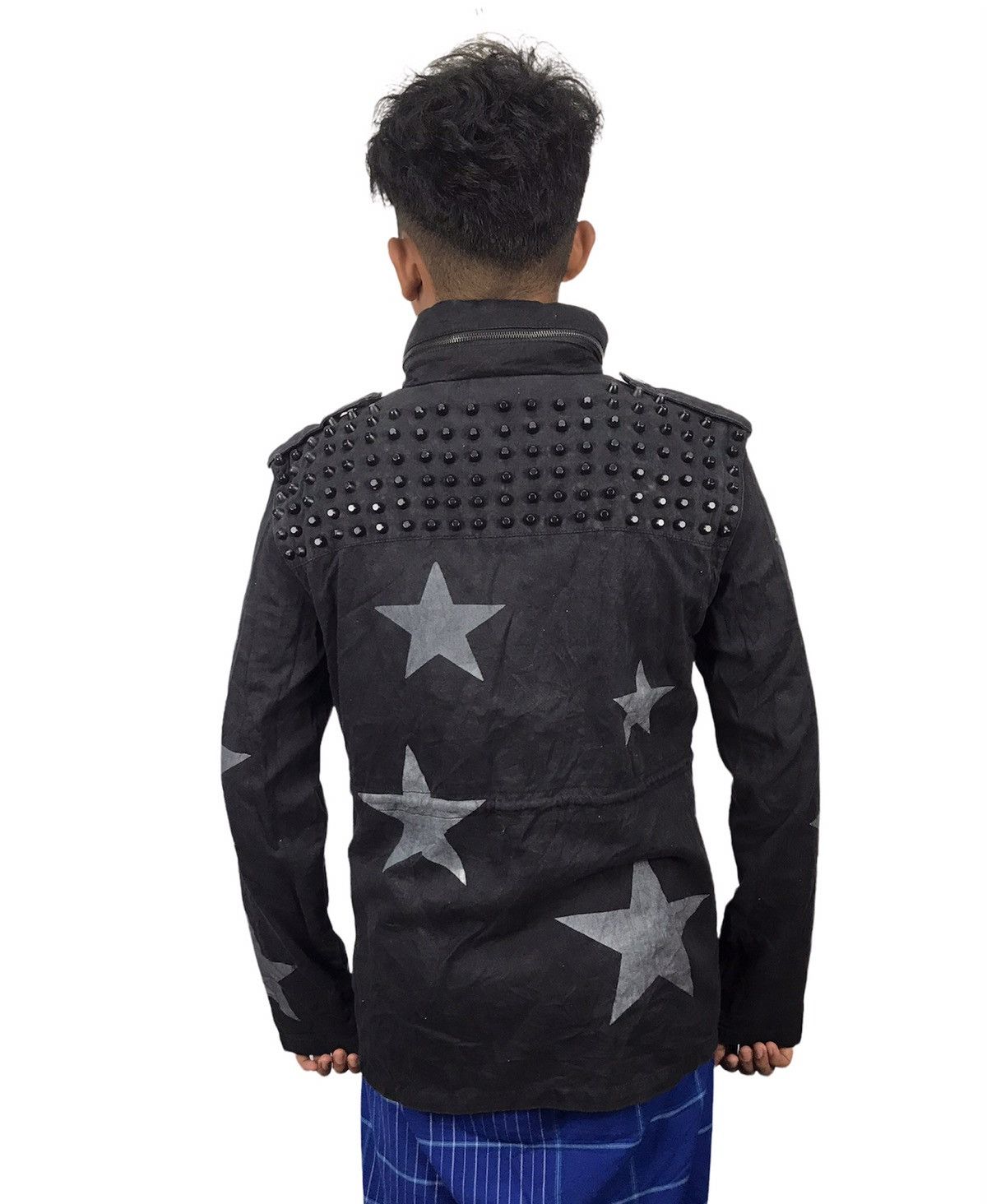 Japanese Brand × Seditionaries Glad news Zipper jacket star printed hidden hoodie Size US M / EU 48-50 / 2 - 8 Thumbnail