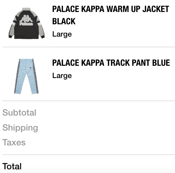 Kappa × Palace Palace Kappa Warm Up Jacket Black Large Size US L / EU 52-54 / 3 - 12 Thumbnail