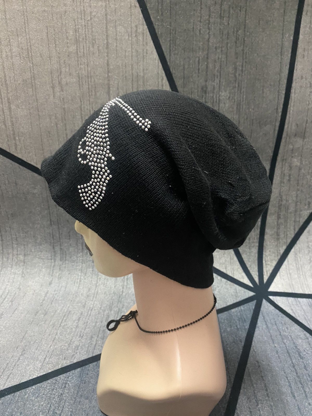 Japanese Brand Sparkling Gun Logo Beanie big Size Hat Size ONE SIZE - 4 Thumbnail
