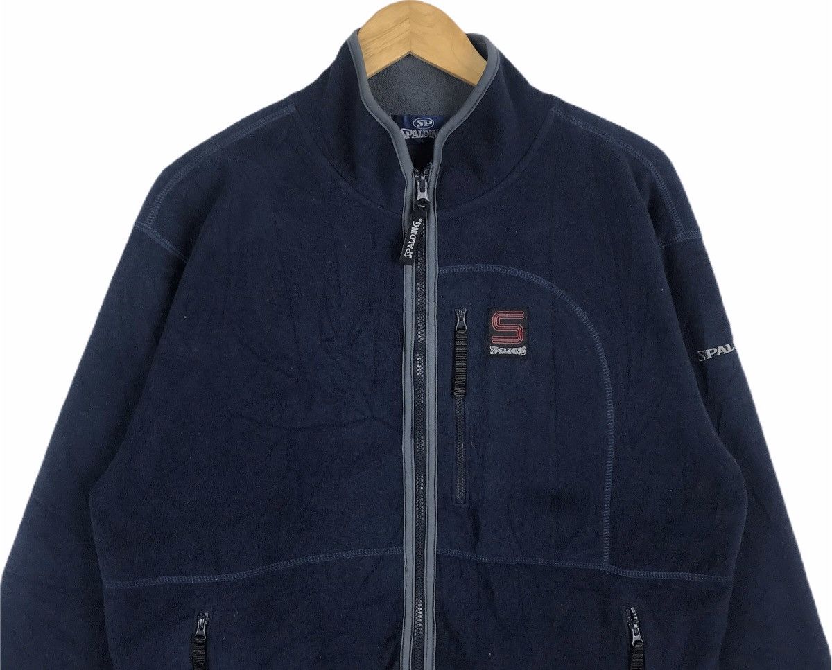 Spalding Vintage Spalding Small Logo Large Size Fleece Zip Up Jacket Size US L / EU 52-54 / 3 - 2 Thumbnail