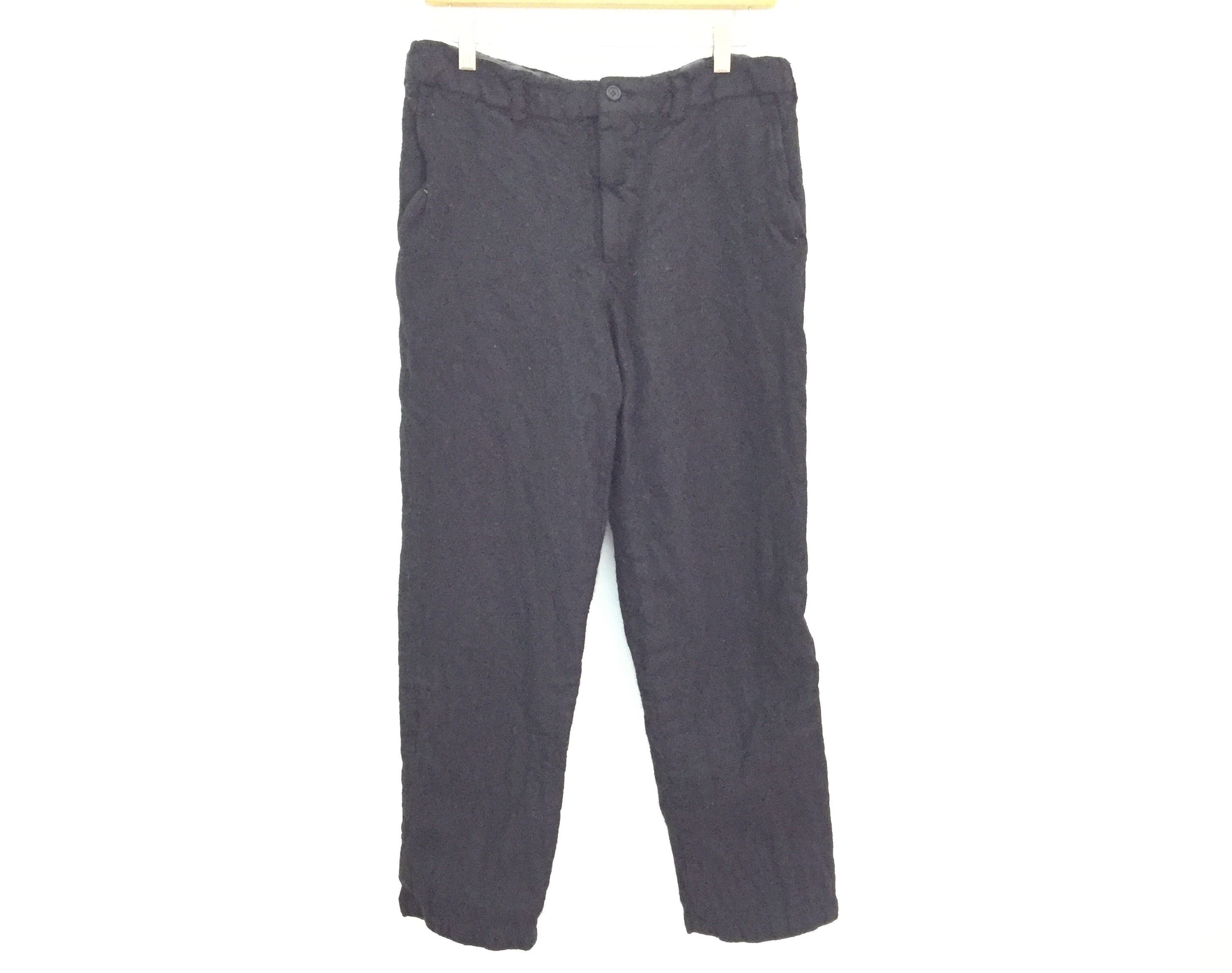 Comme des Garcons Homme AW2004 Heavy Wool pants Size US 30 / EU 46 - 2 Thumbnail
