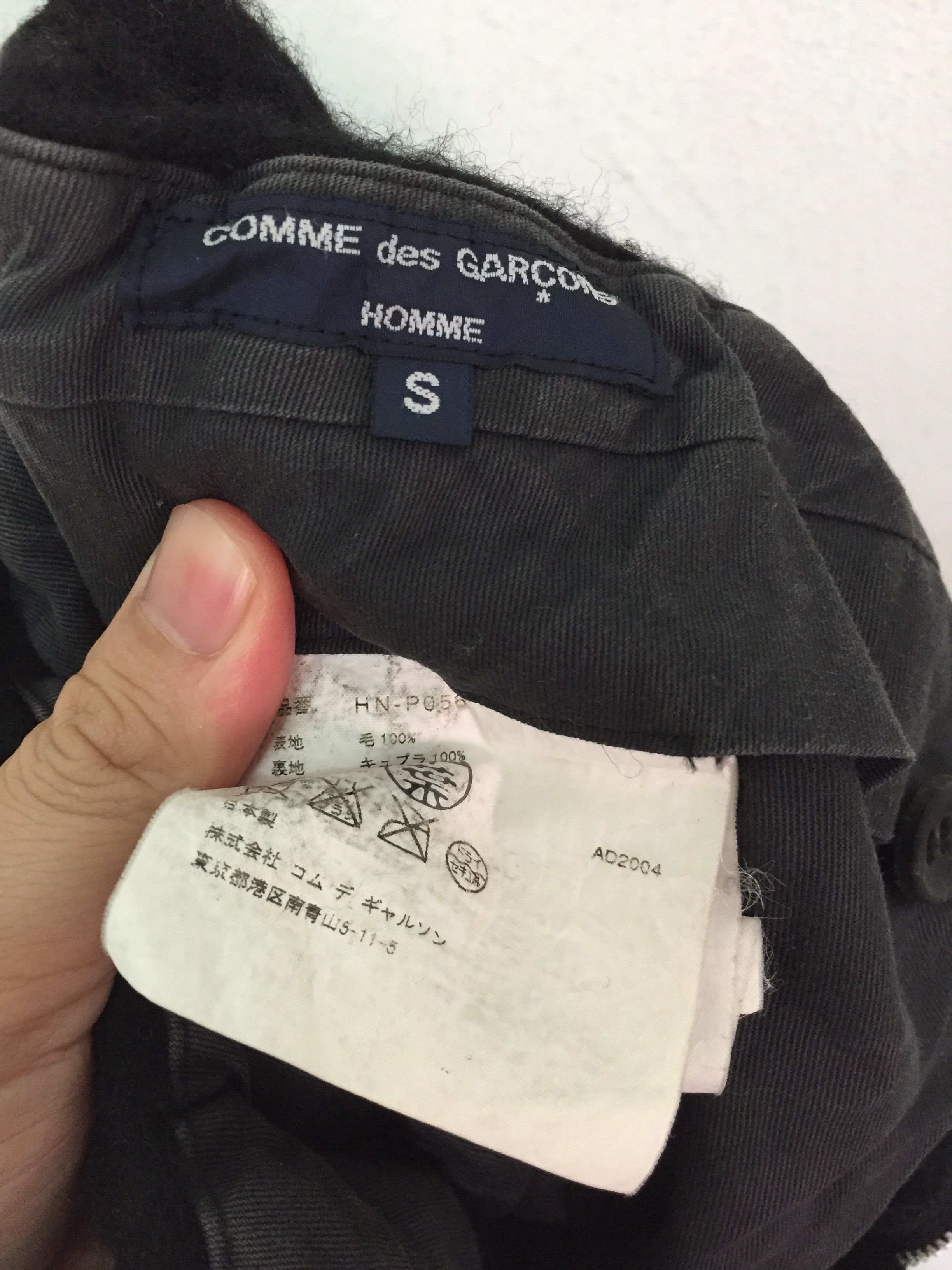 Comme des Garcons Homme AW2004 Heavy Wool pants Size US 30 / EU 46 - 8 Thumbnail