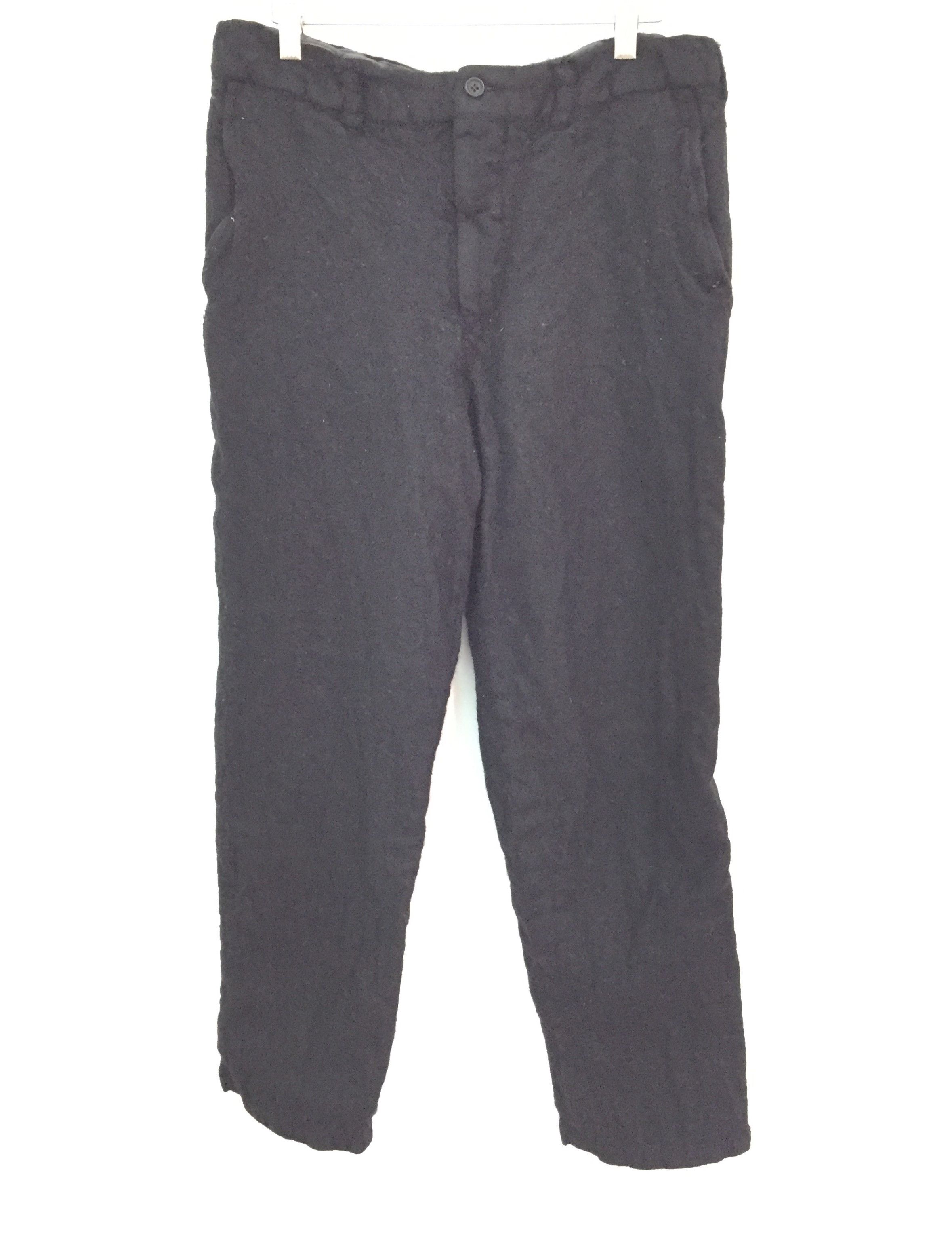 Comme des Garcons Homme AW2004 Heavy Wool pants Size US 30 / EU 46 - 1 Thumbnail
