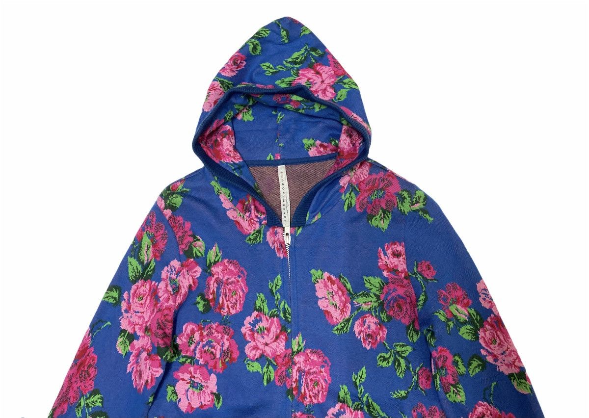 Issey Miyake × Japanese Brand Issey Miyake Sunao Kuwahara Over Printed Flower Hoodies Size US S / EU 44-46 / 1 - 4 Thumbnail