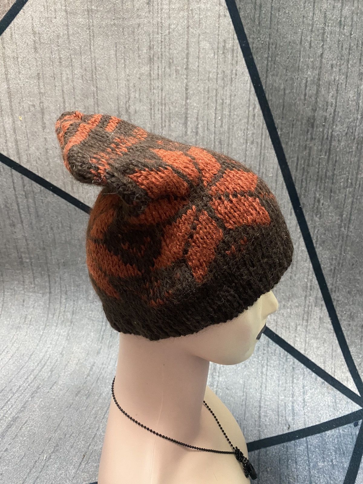 Japanese Brand Japanese Brand Native Design Beanie Hat Size ONE SIZE - 2 Thumbnail