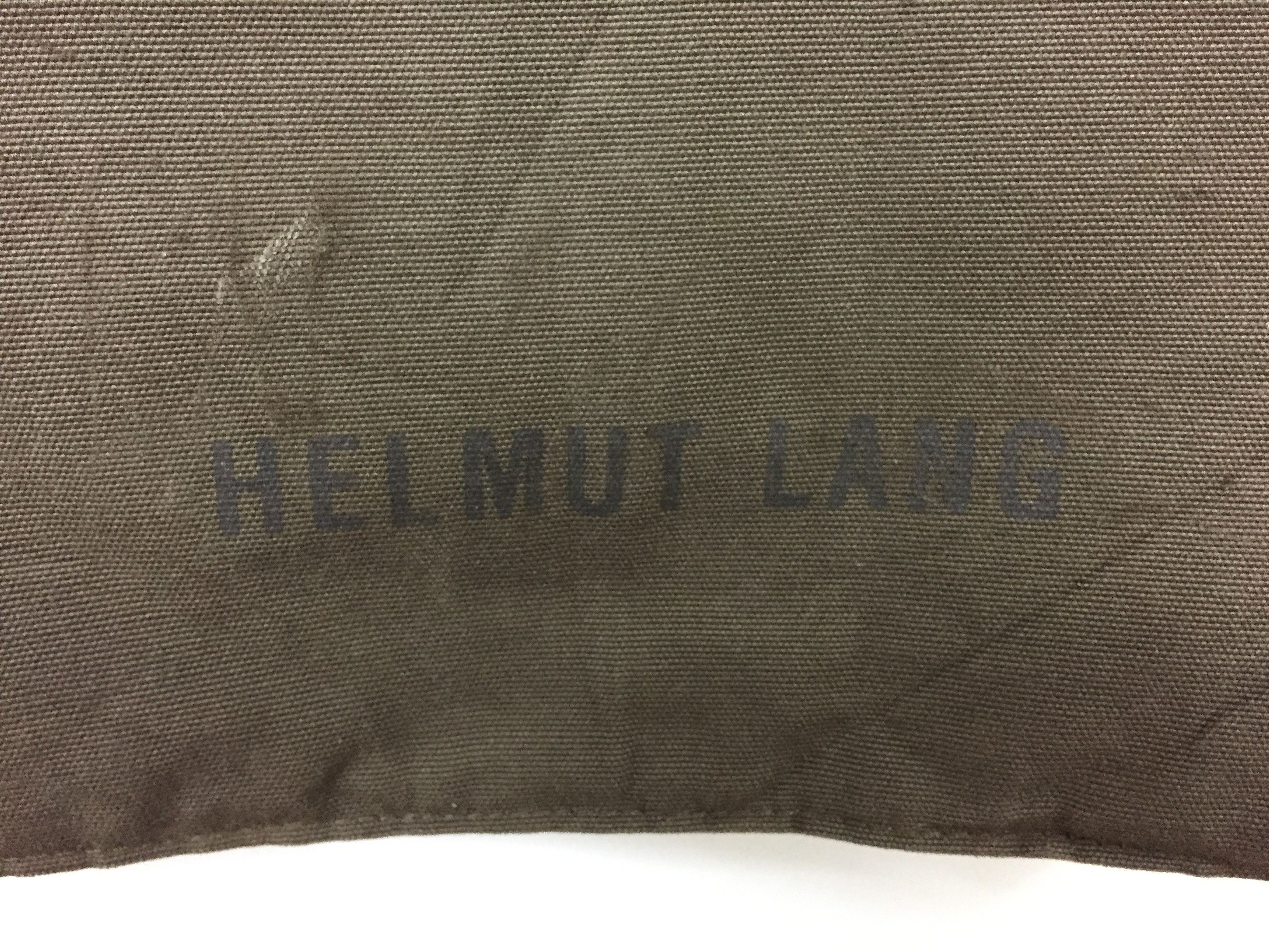 Helmut Lang AW99 HELMUT LANG canvas military long tote bag Size ONE SIZE - 7 Thumbnail