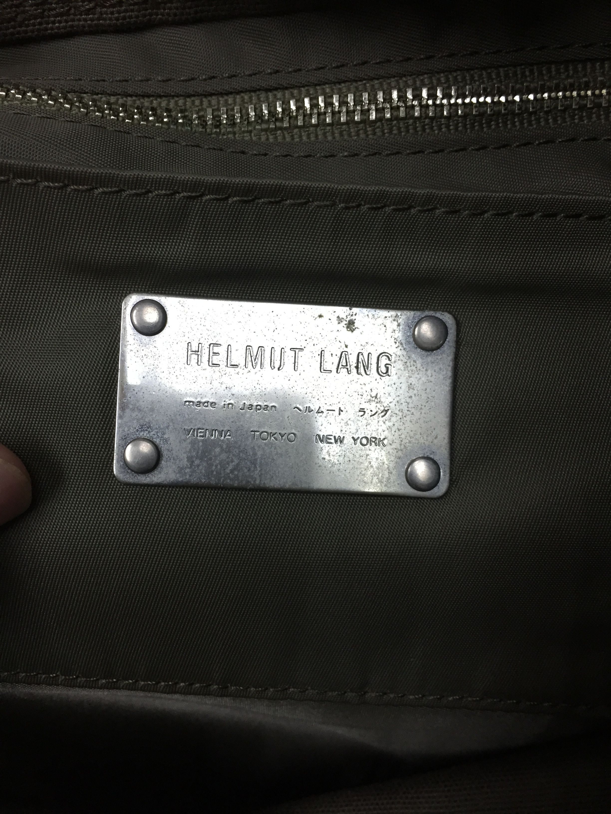 Helmut Lang AW99 HELMUT LANG canvas military long tote bag Size ONE SIZE - 11 Thumbnail