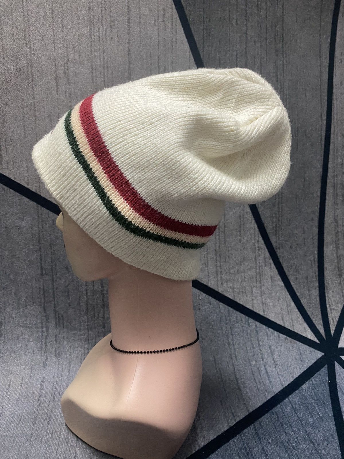 Quicksilver Quicksilver Stripes Embroidered Logo Beanie Hat Size ONE SIZE - 5 Thumbnail