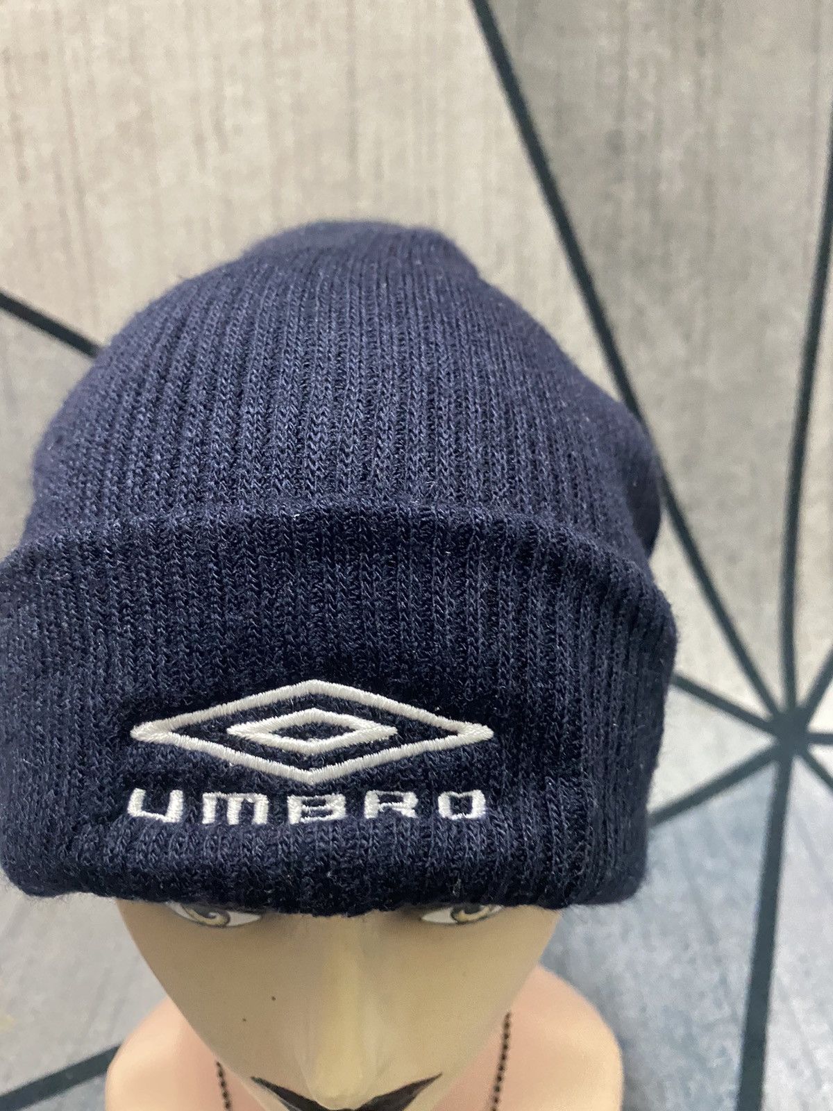 Japanese Brand × Umbro Umbro Embroidered Logo Beanie Hat Size ONE SIZE - 2 Thumbnail