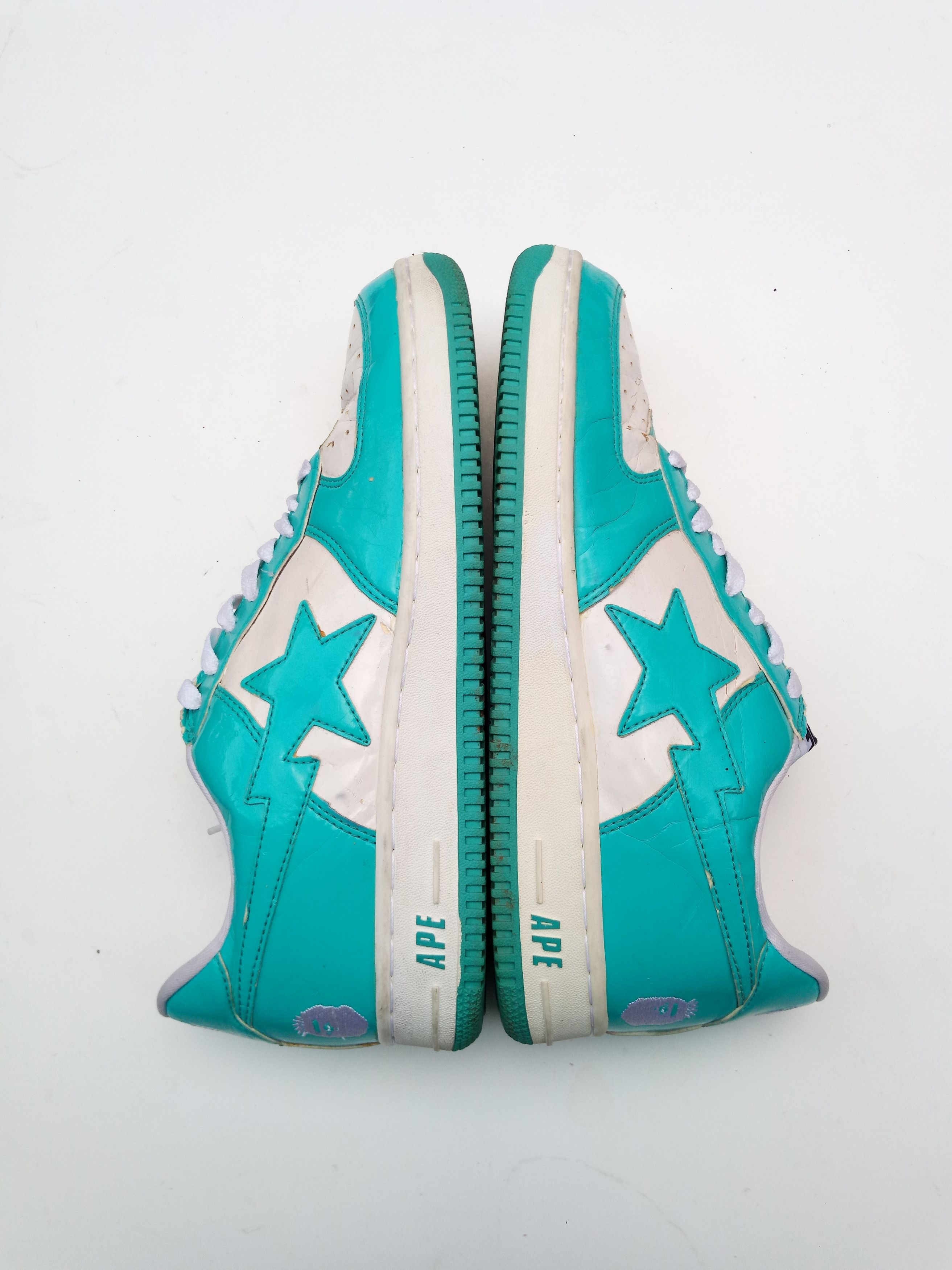 Bape Bapesta FS-001 Teal Low sneakers RARE Size US 13 / EU 46 - 10 Thumbnail