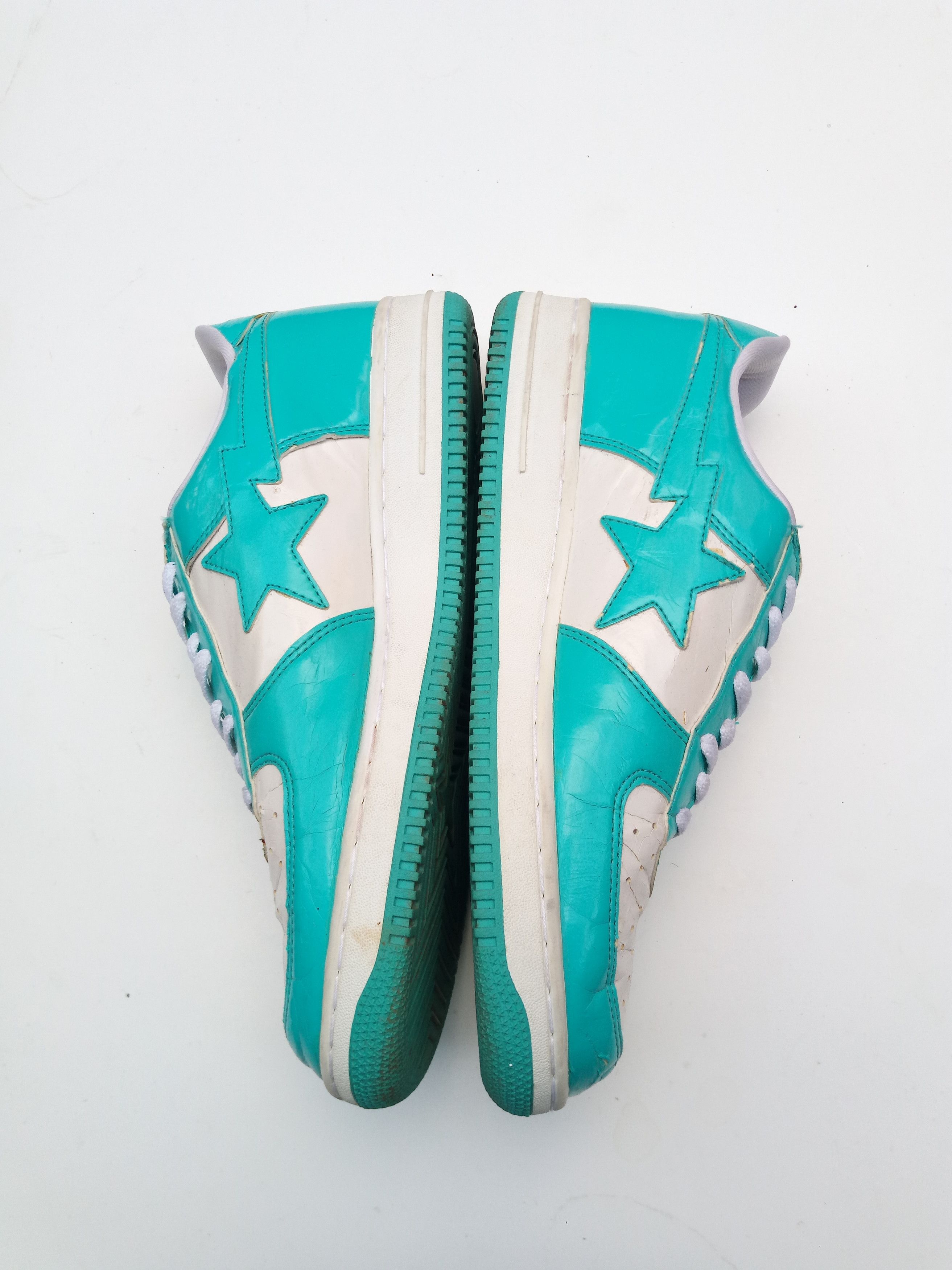 Bape Bapesta FS-001 Teal Low sneakers RARE Size US 13 / EU 46 - 11 Thumbnail