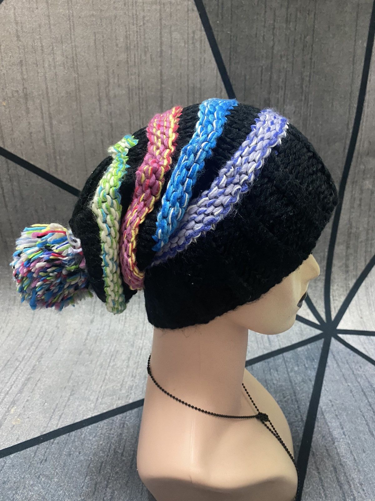 Other ROXY Stripes Knitted Head Beanie Hat Size ONE SIZE - 1 Thumbnail