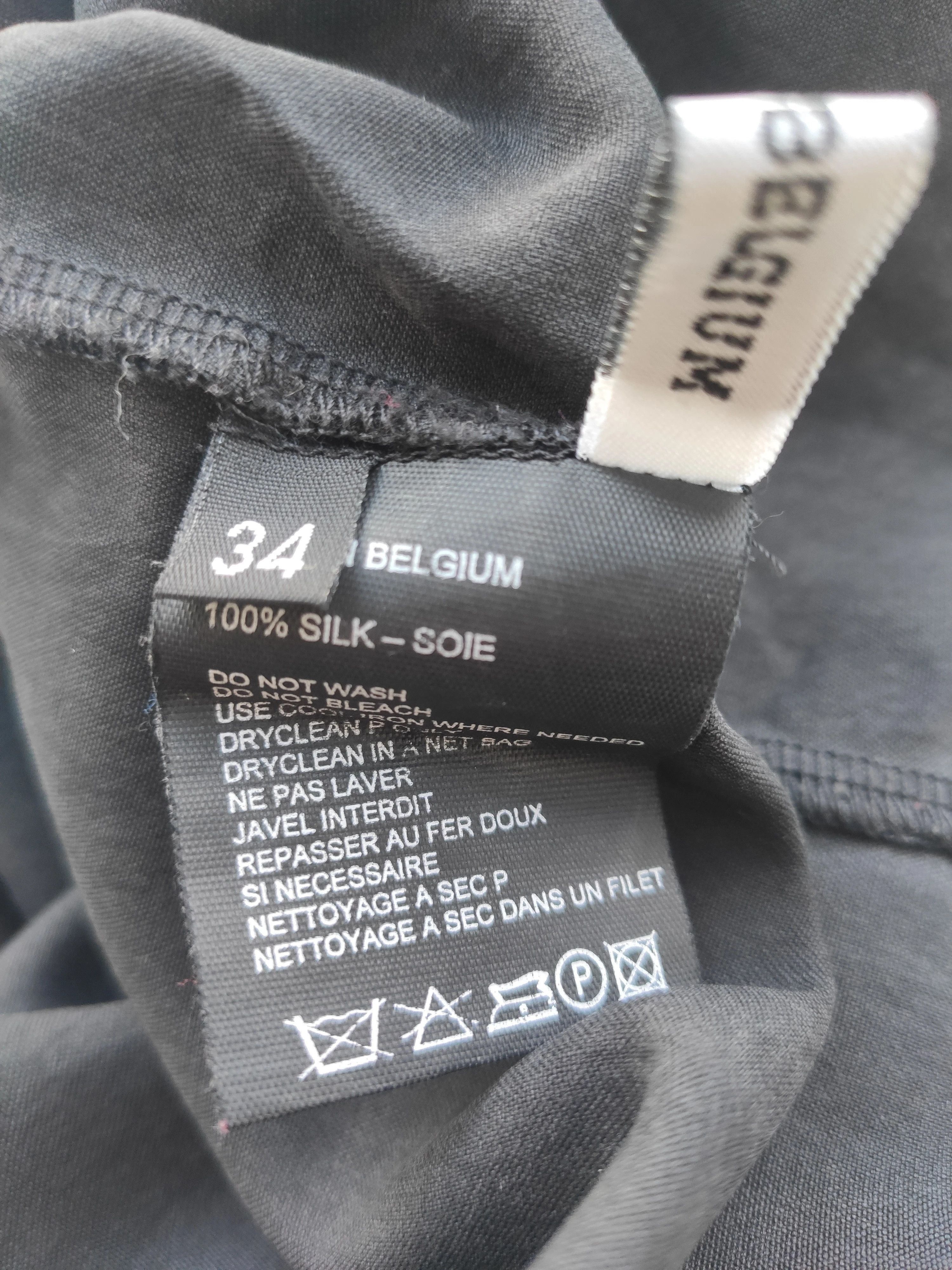 Ann Demeulemeester RARE! Dyed silk top.Like Rick Owens or Uma Wang Size S / US 4 / IT 40 - 3 Thumbnail