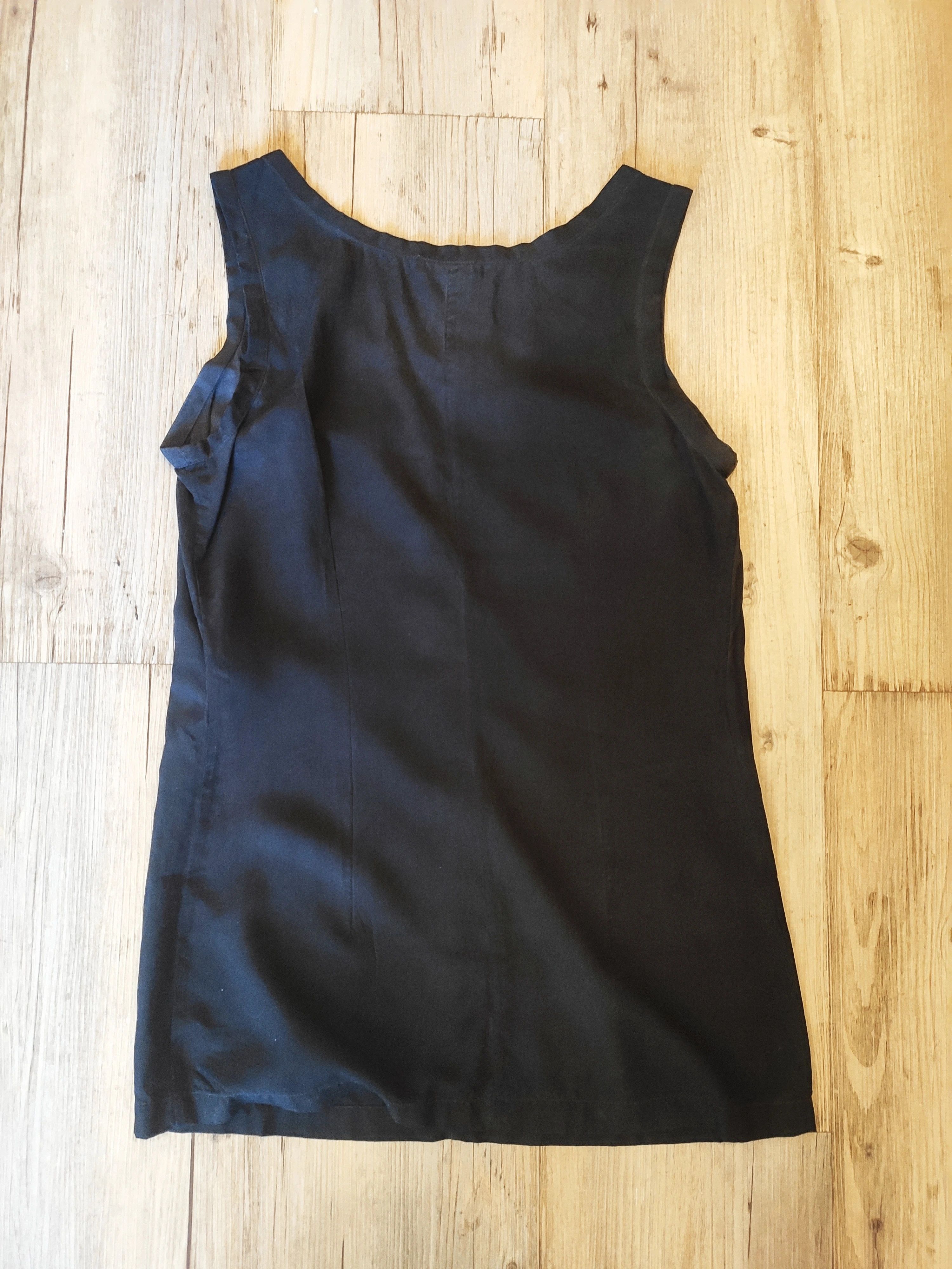 Ann Demeulemeester RARE! Dyed silk top.Like Rick Owens or Uma Wang Size S / US 4 / IT 40 - 2 Thumbnail