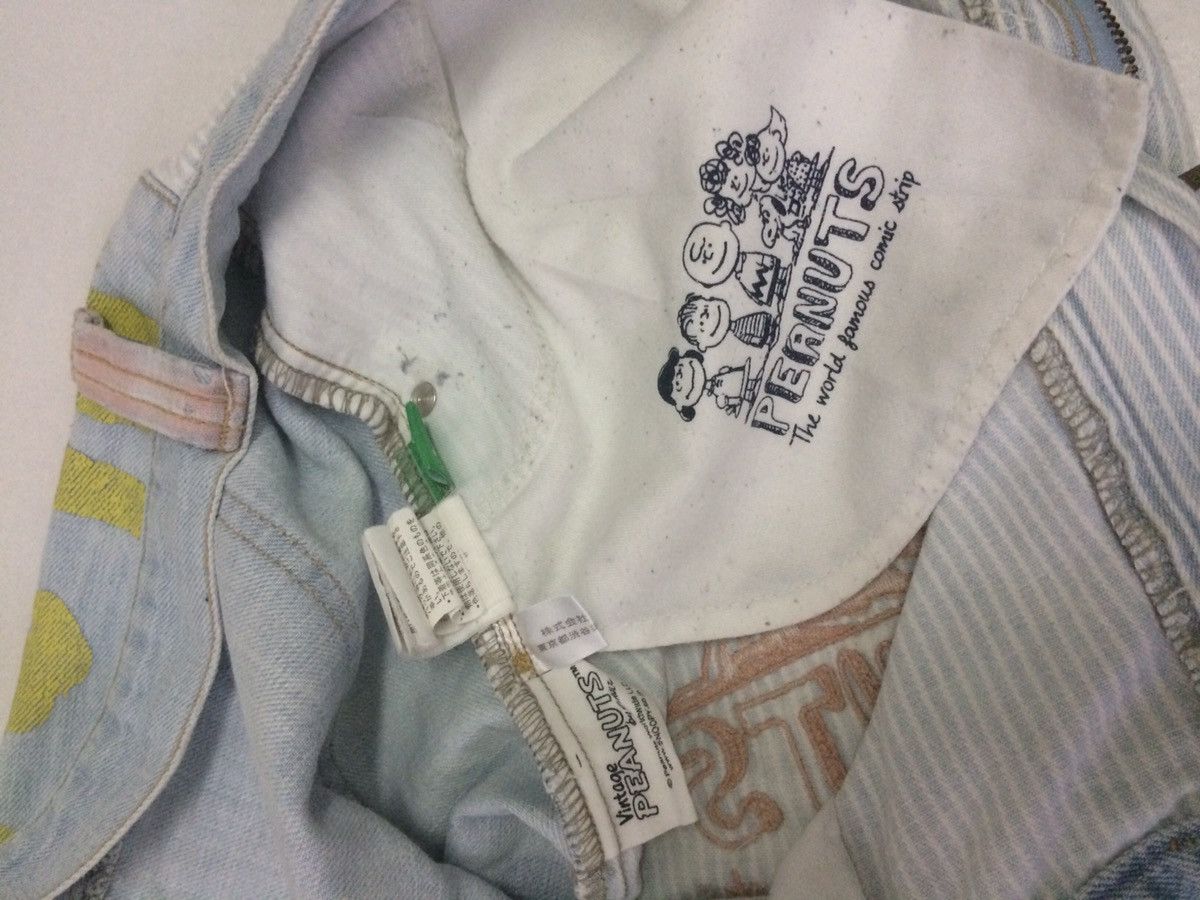 Peanuts × Vintage Vintage 90’s Peanuts by Snoopy art patchwork design pant Size US 31 - 22 Thumbnail