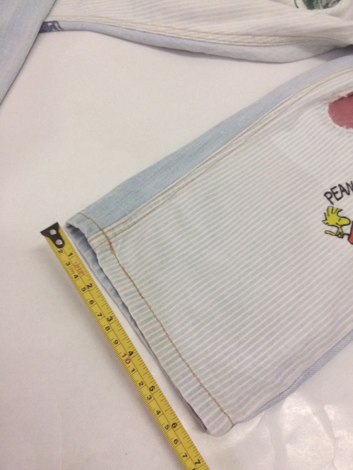 Peanuts × Vintage Vintage 90’s Peanuts by Snoopy art patchwork design pant Size US 31 - 13 Thumbnail